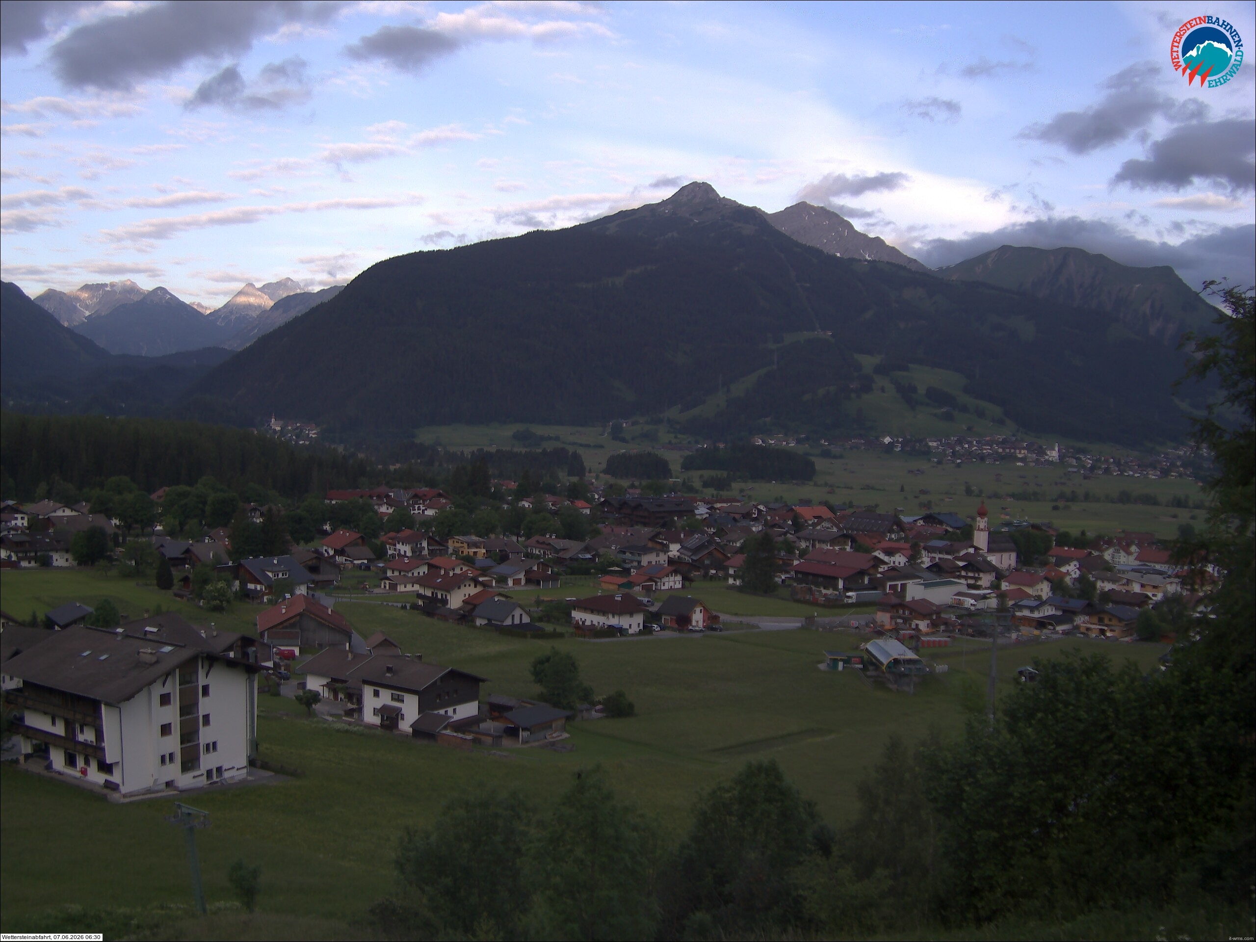 Archiv Foto Webcam Sonnenhang Sessellift Ehrwald