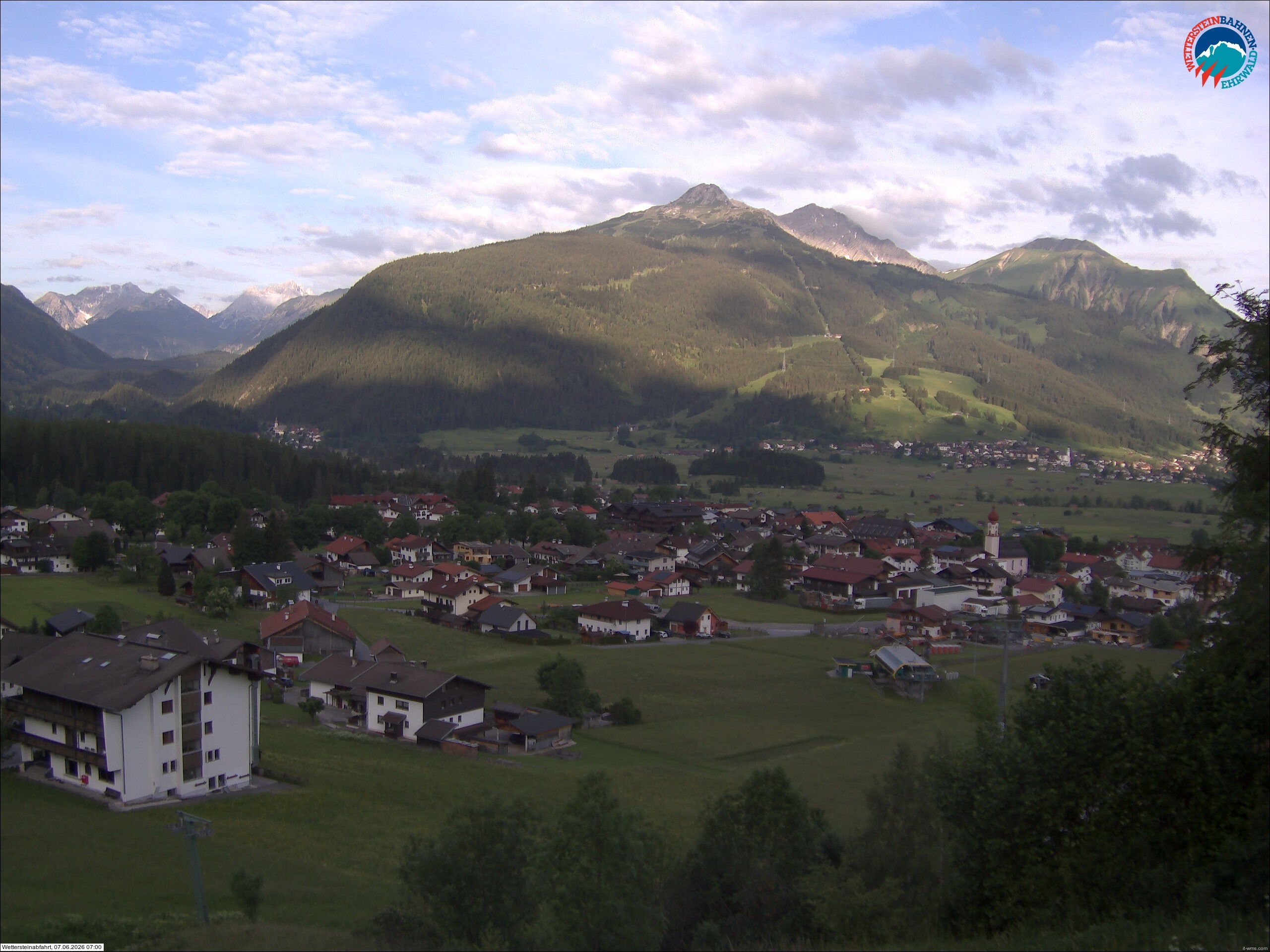 Archiv Foto Webcam Sonnenhang Sessellift Ehrwald