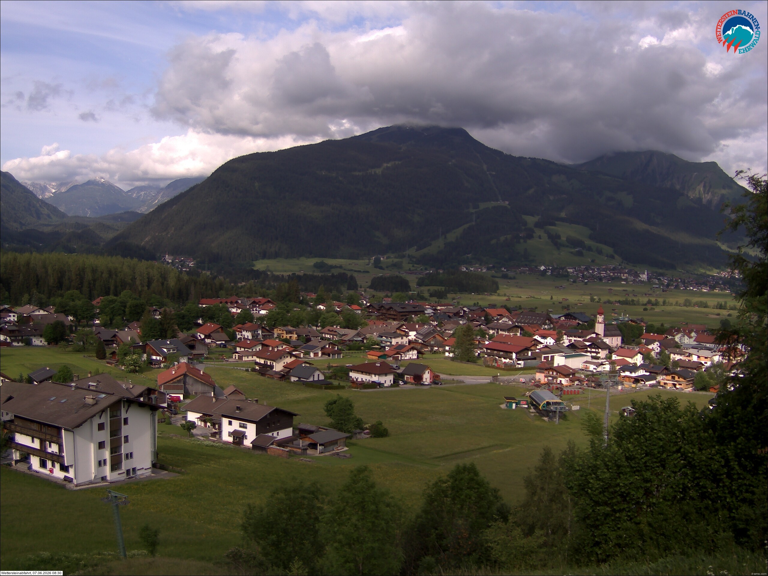 Archiv Foto Webcam Sonnenhang Sessellift Ehrwald