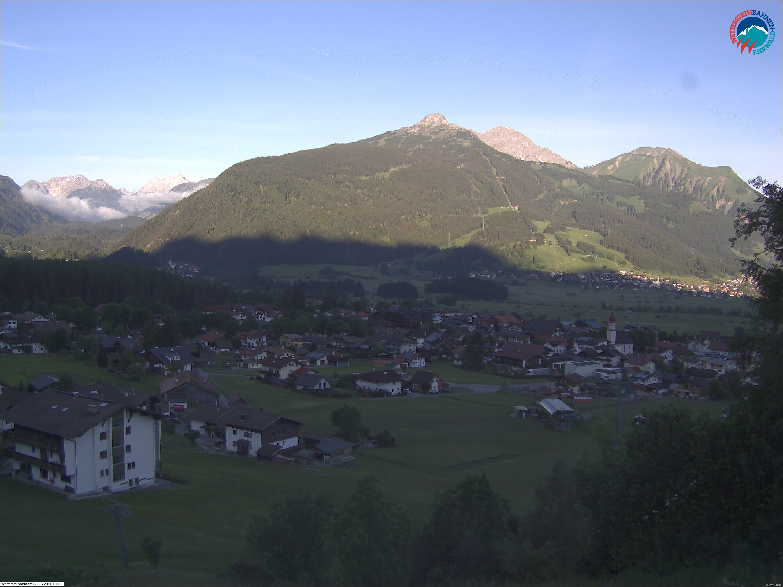 Archiv Foto Webcam Sonnenhang Sessellift Ehrwald