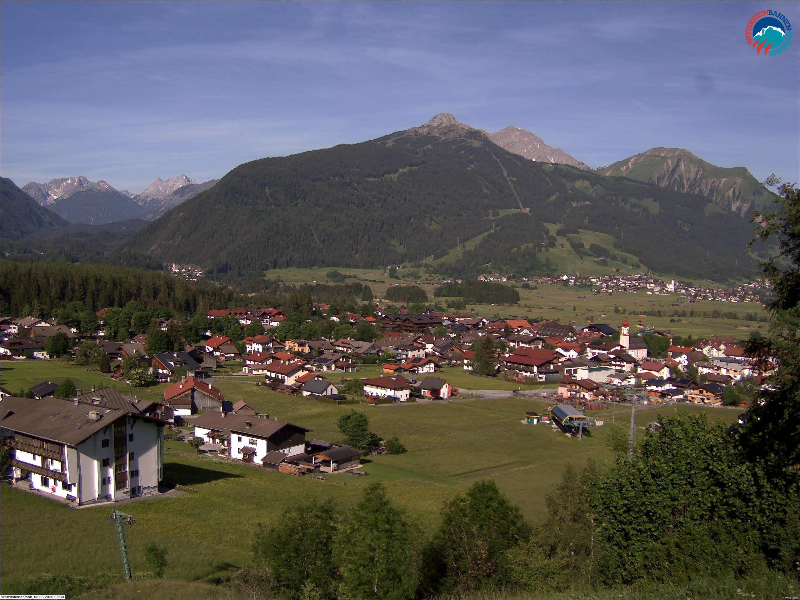 Archiv Foto Webcam Sonnenhang Sessellift Ehrwald