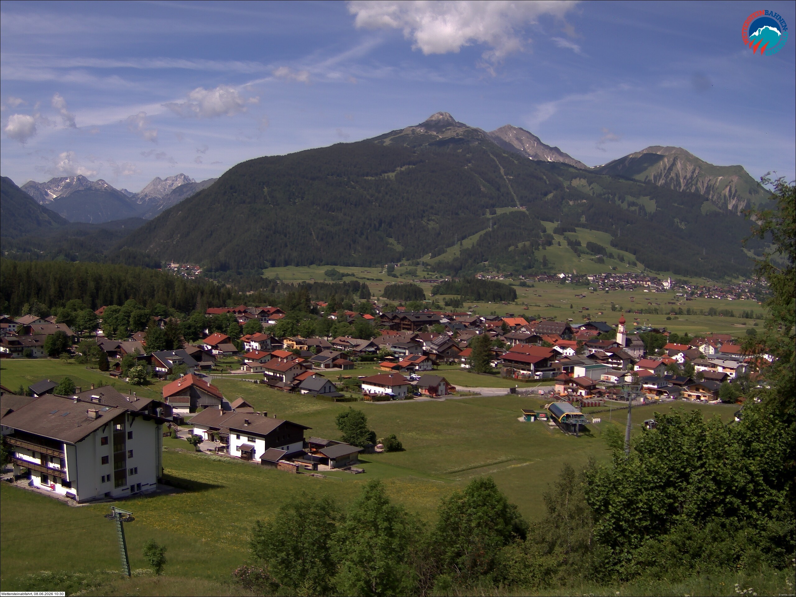 Archiv Foto Webcam Sonnenhang Sessellift Ehrwald