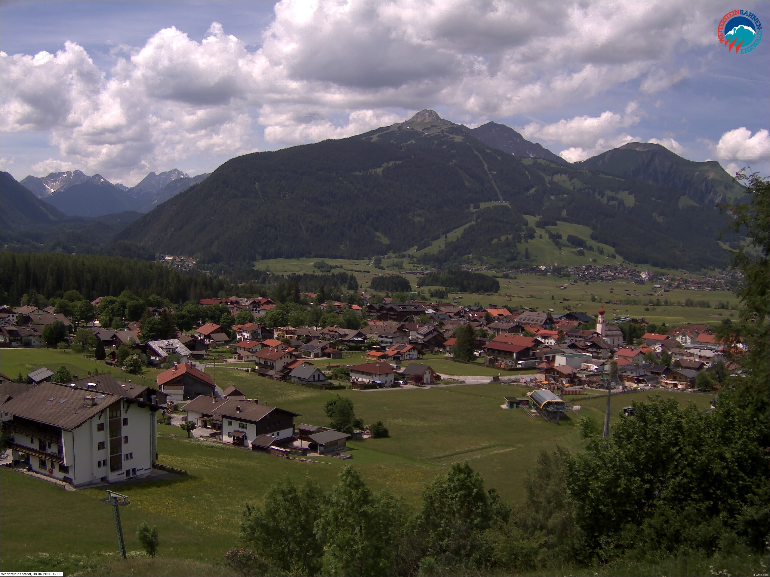 Archiv Foto Webcam Sonnenhang Sessellift Ehrwald