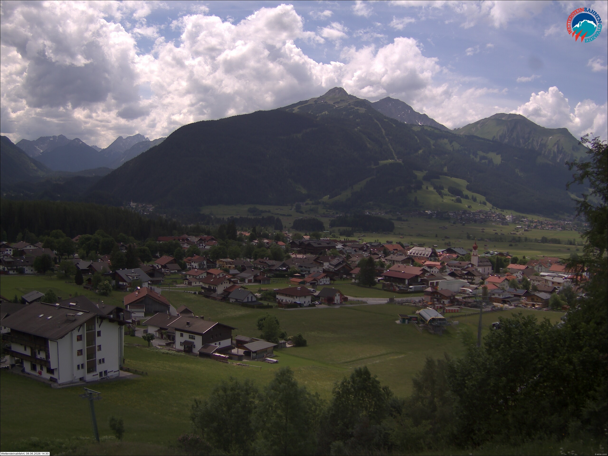 Archiv Foto Webcam Sonnenhang Sessellift Ehrwald