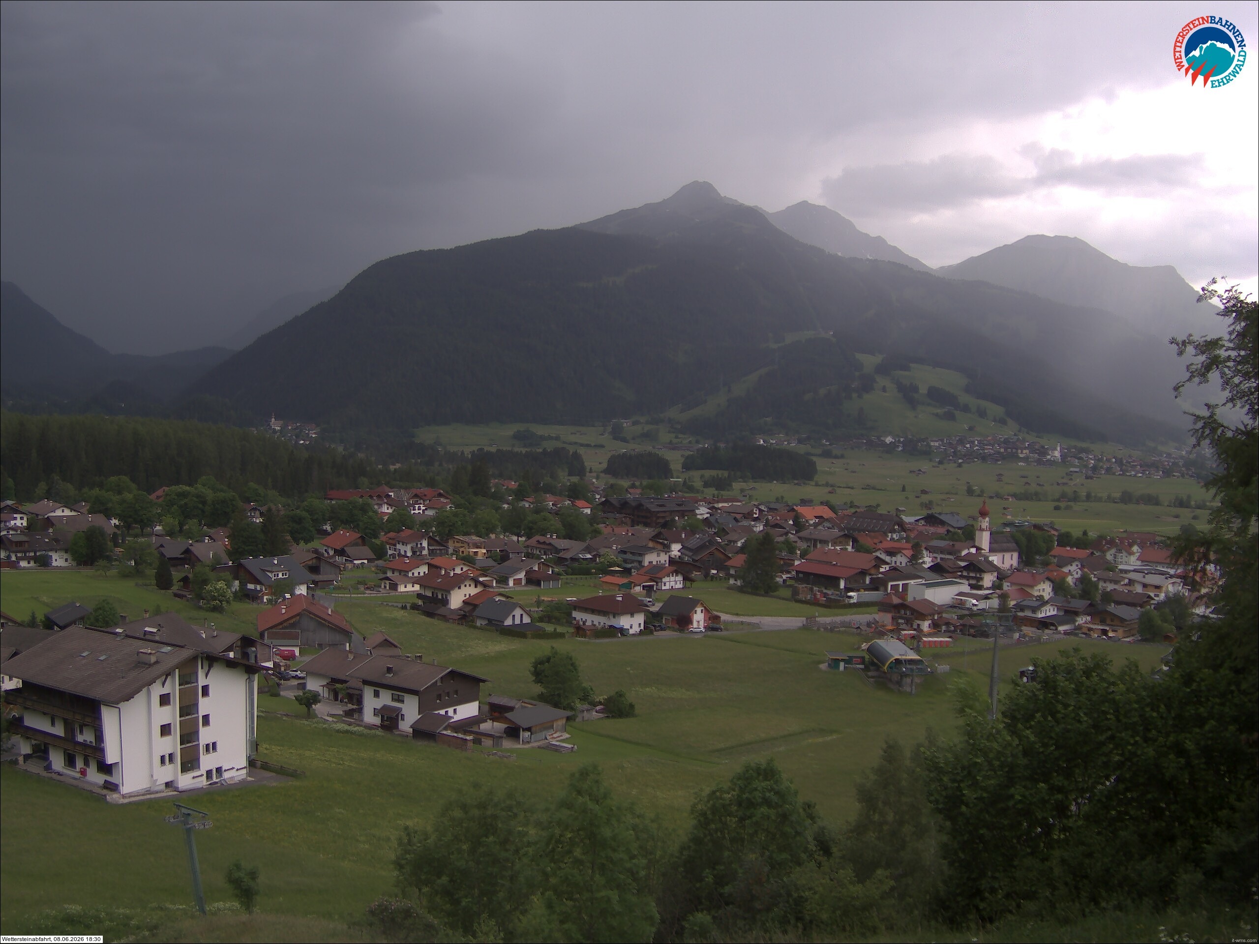 Archiv Foto Webcam Sonnenhang Sessellift Ehrwald