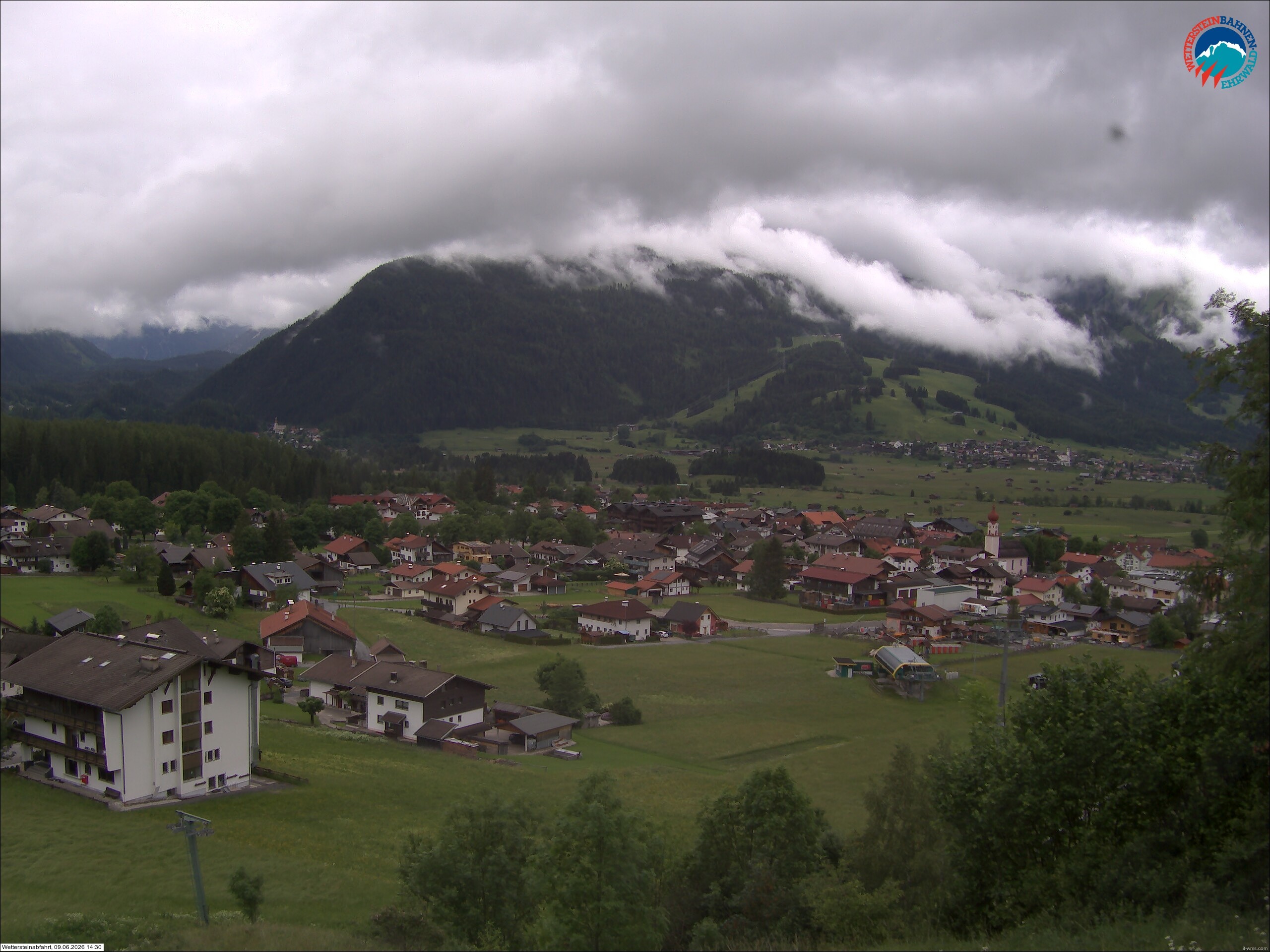 Archiv Foto Webcam Sonnenhang Sessellift Ehrwald