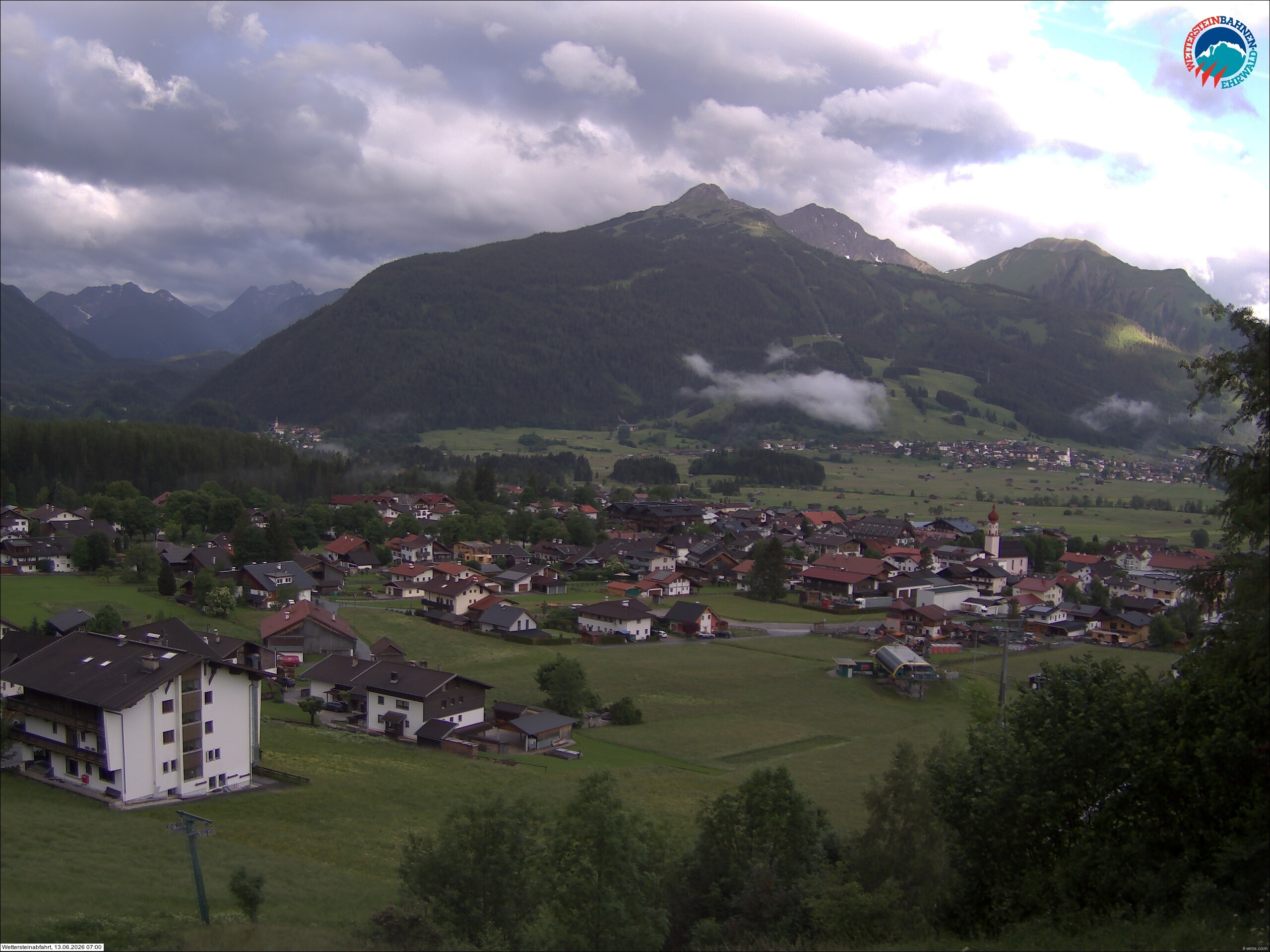 Archiv Foto Webcam Sonnenhang Sessellift Ehrwald
