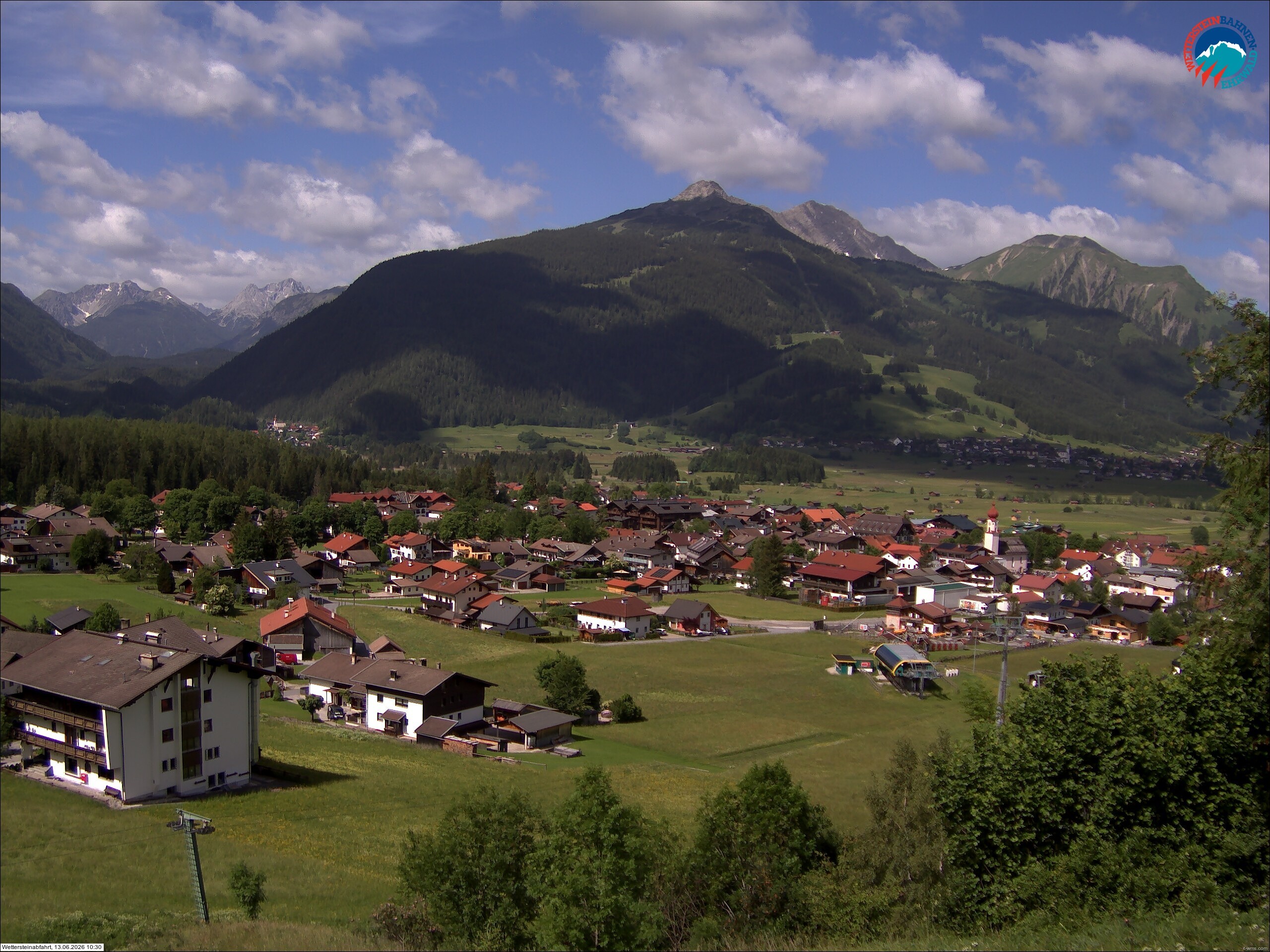 Archiv Foto Webcam Sonnenhang Sessellift Ehrwald