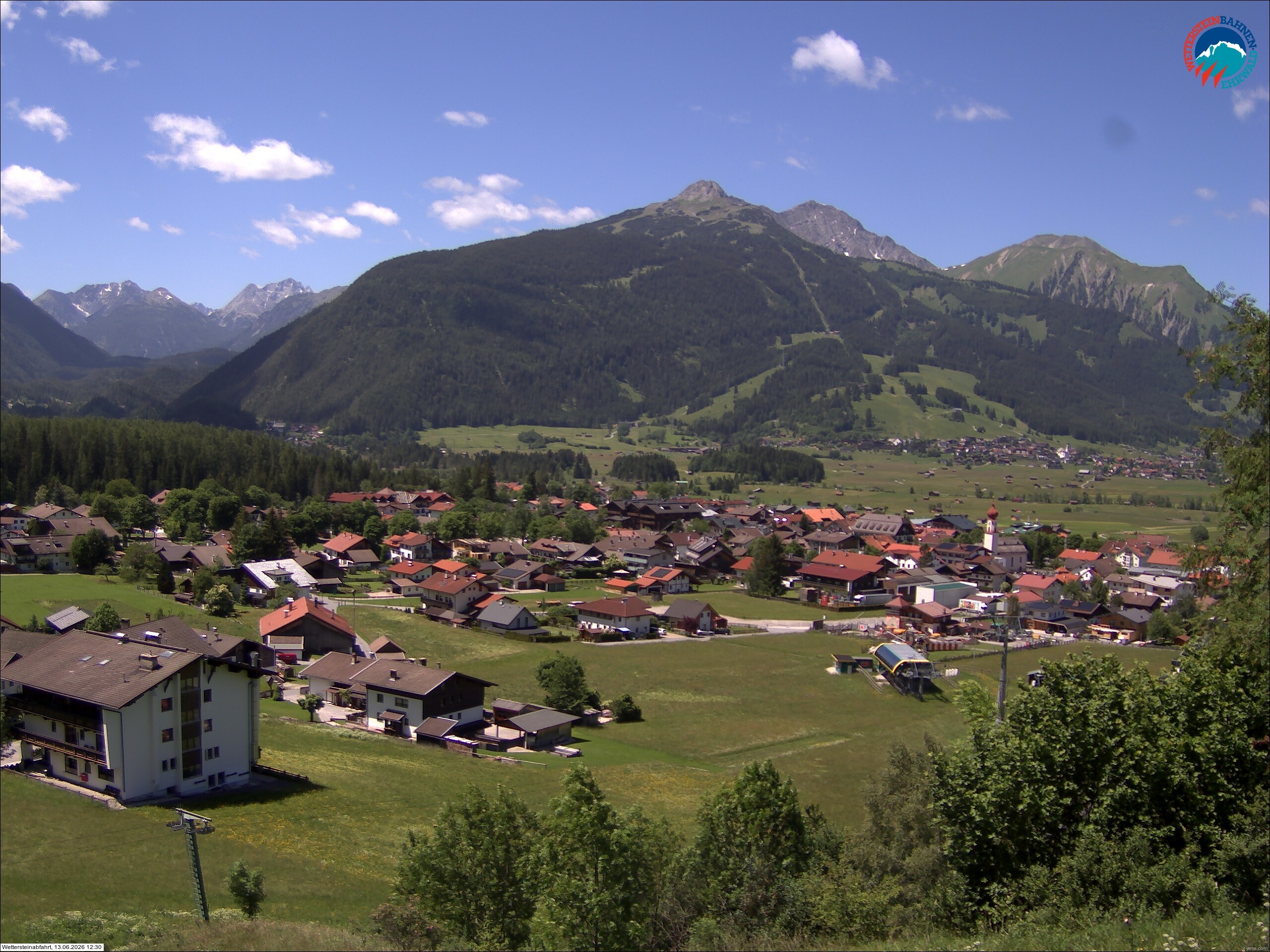 Archiv Foto Webcam Sonnenhang Sessellift Ehrwald