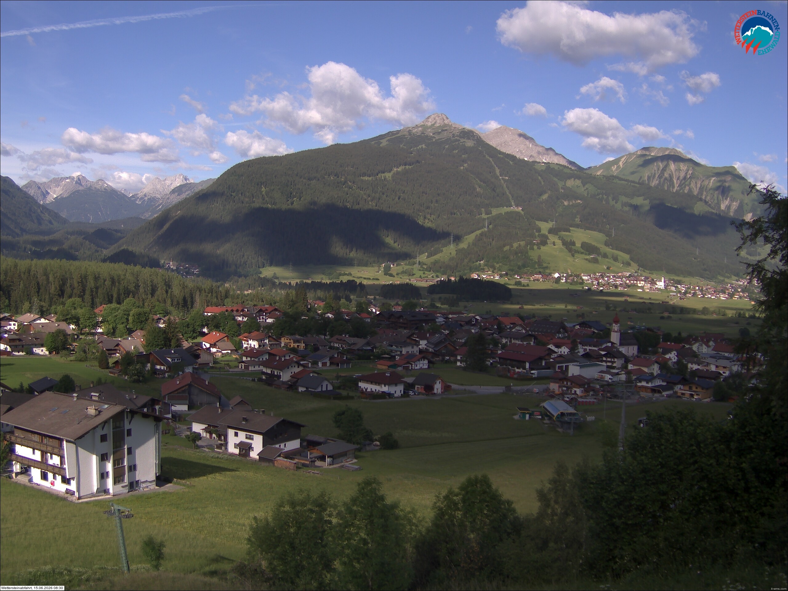Archiv Foto Webcam Sonnenhang Sessellift Ehrwald