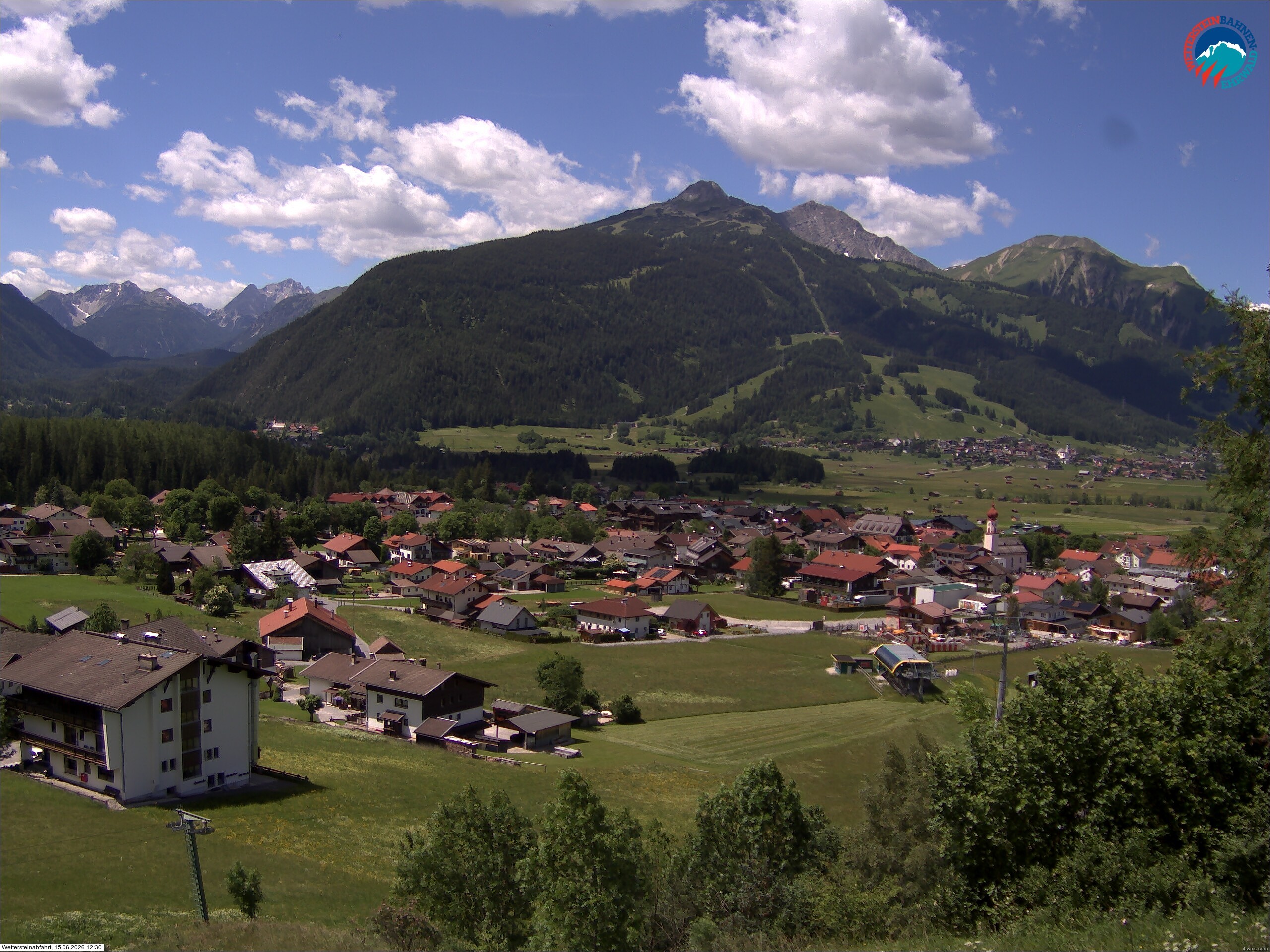 Archiv Foto Webcam Sonnenhang Sessellift Ehrwald
