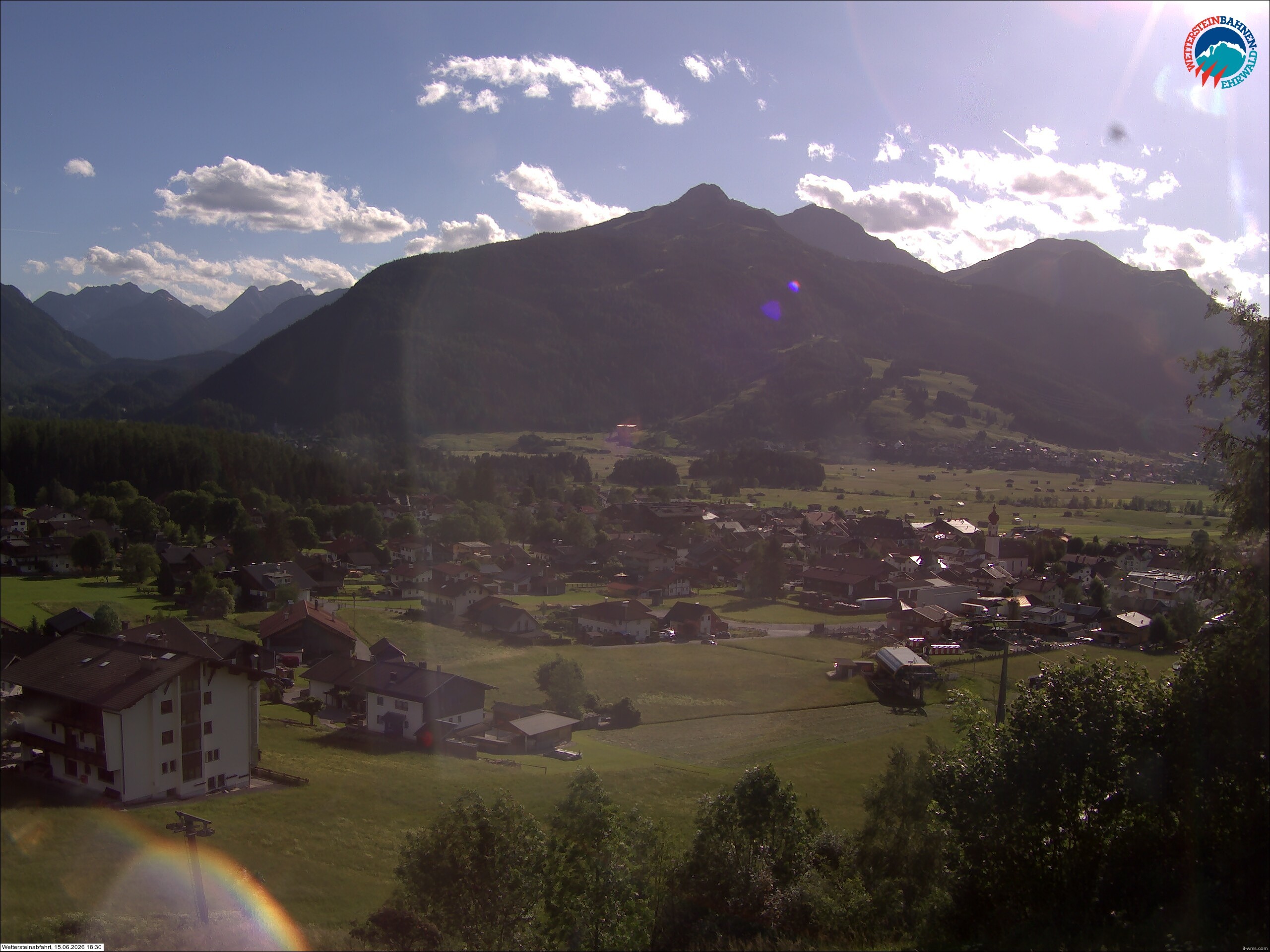 Archiv Foto Webcam Sonnenhang Sessellift Ehrwald