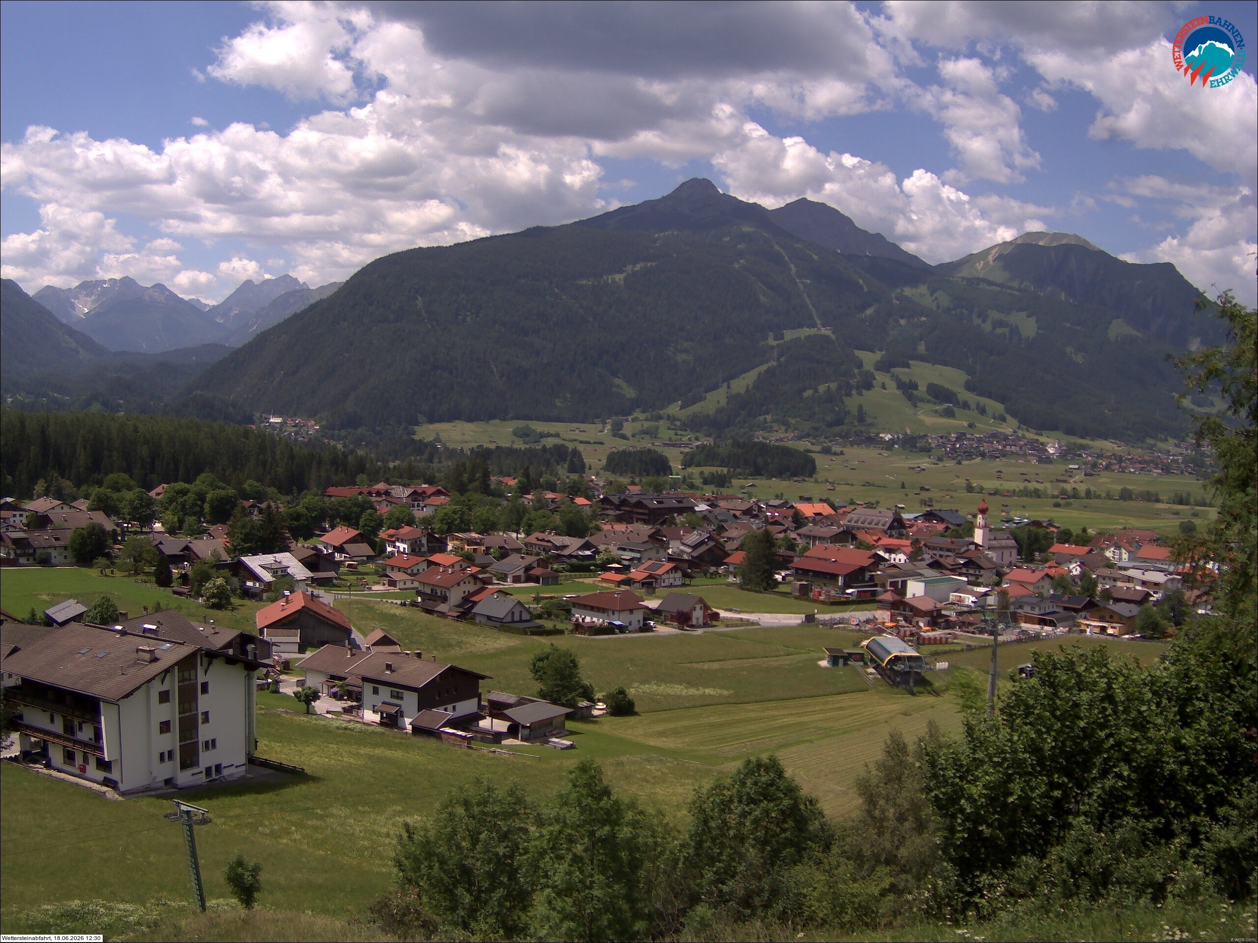 Archiv Foto Webcam Sonnenhang Sessellift Ehrwald