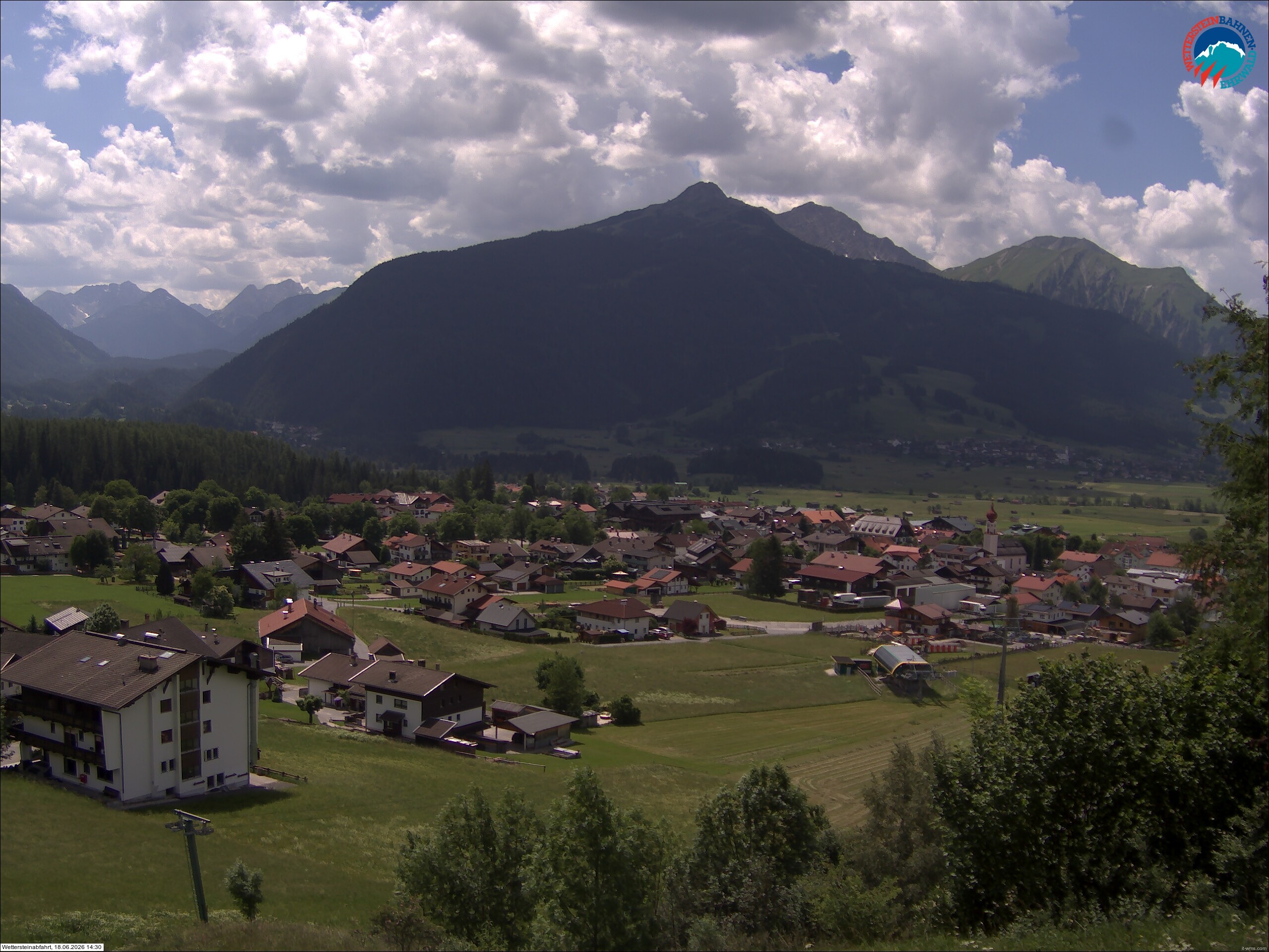 Archiv Foto Webcam Sonnenhang Sessellift Ehrwald