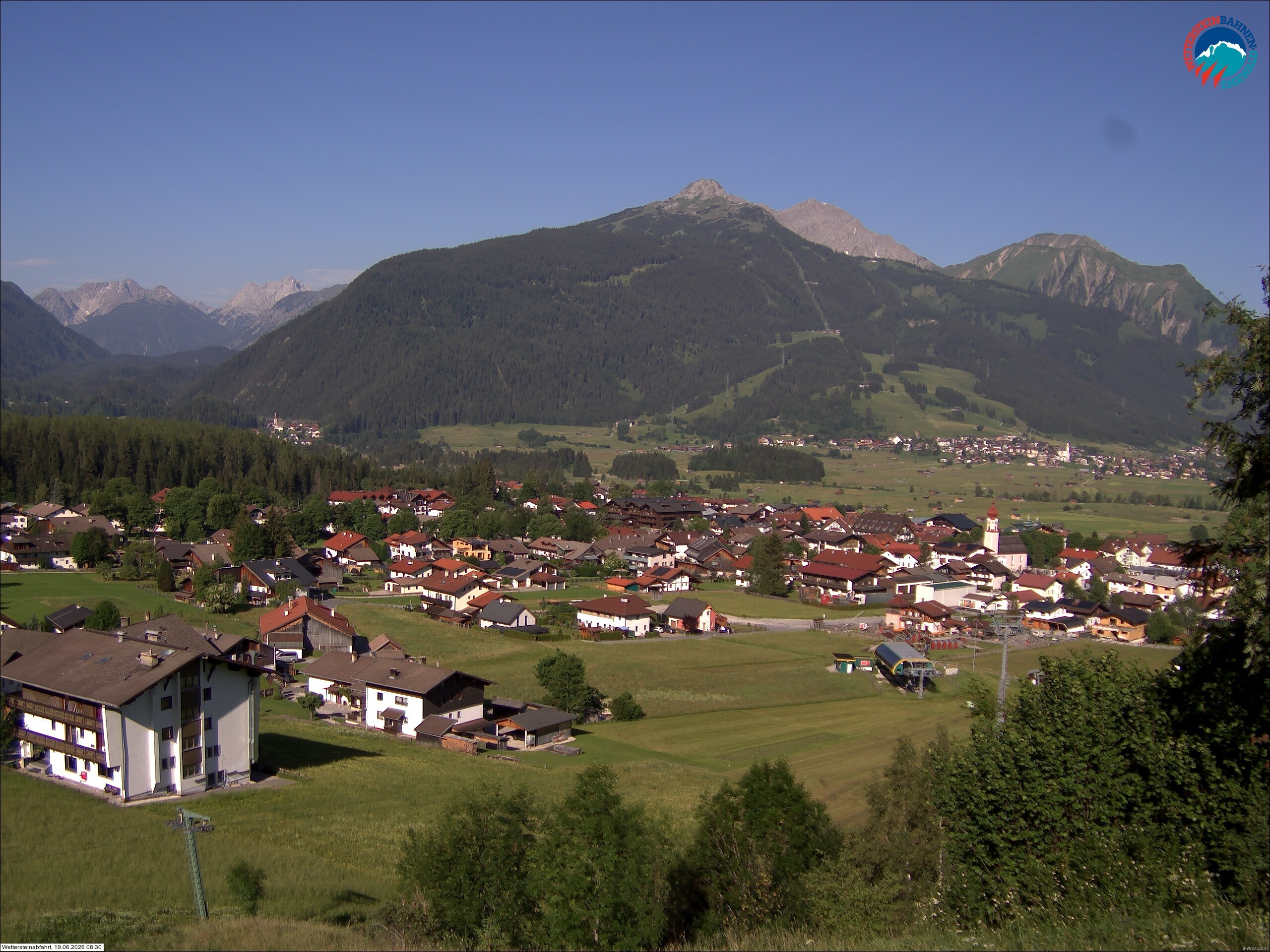 Archiv Foto Webcam Sonnenhang Sessellift Ehrwald