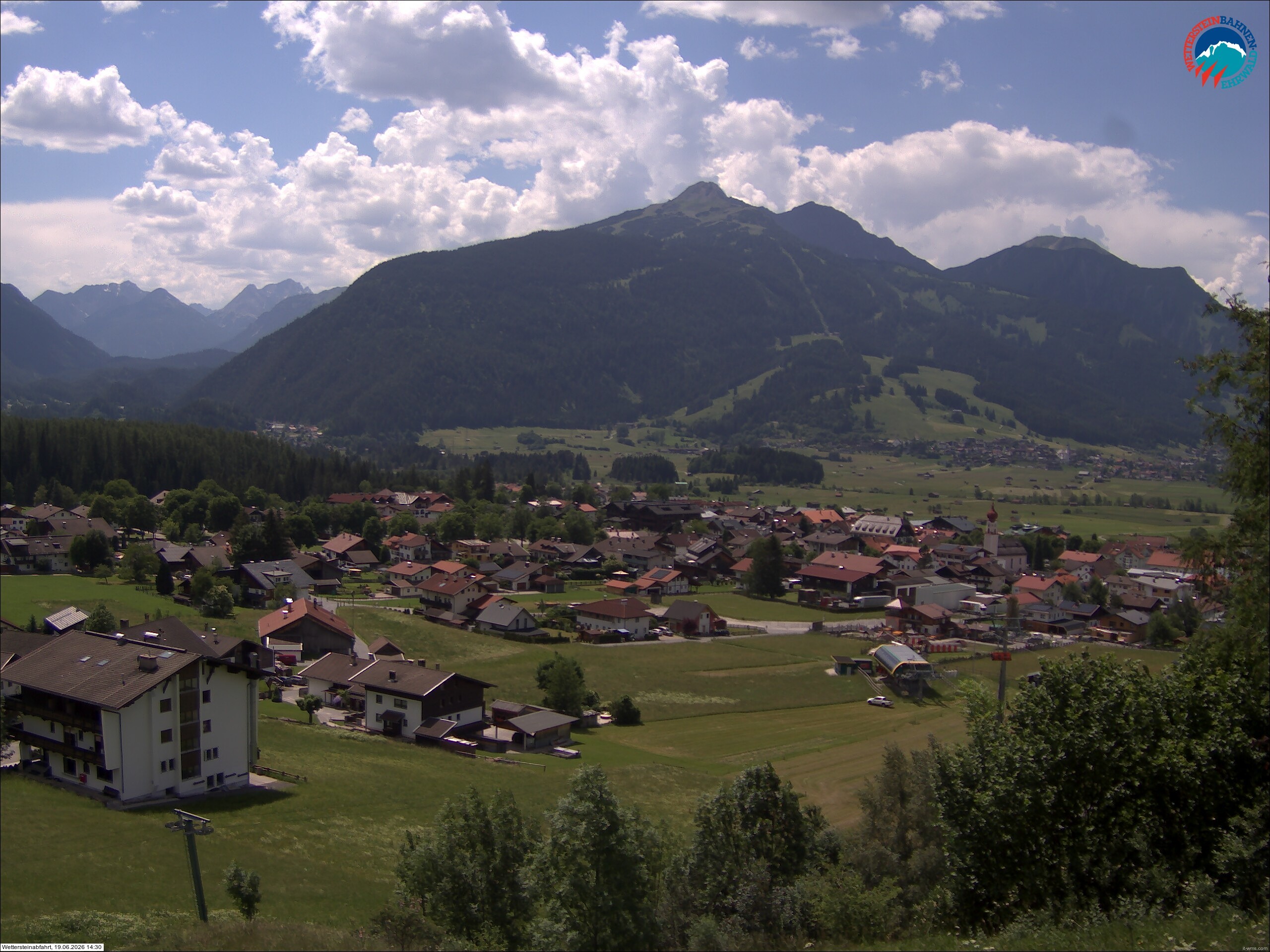 Archiv Foto Webcam Sonnenhang Sessellift Ehrwald