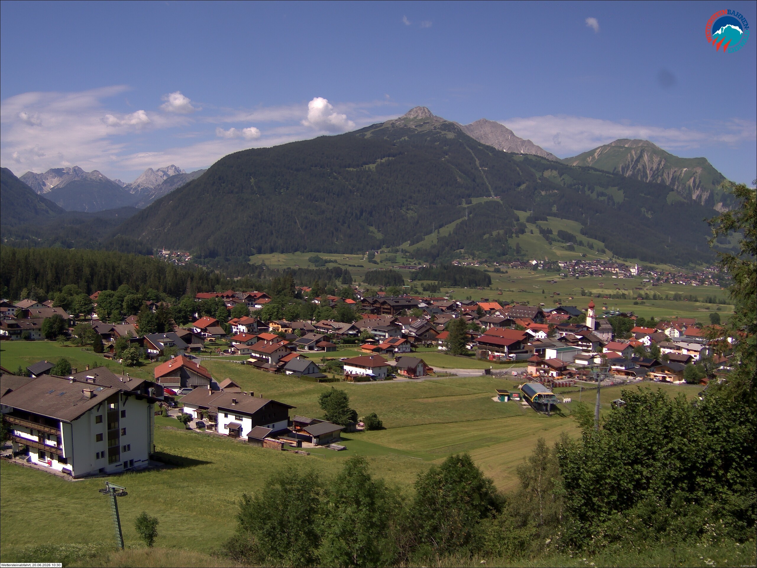 Archived image Webcam Sonnenhang chairlift Ehrwald
