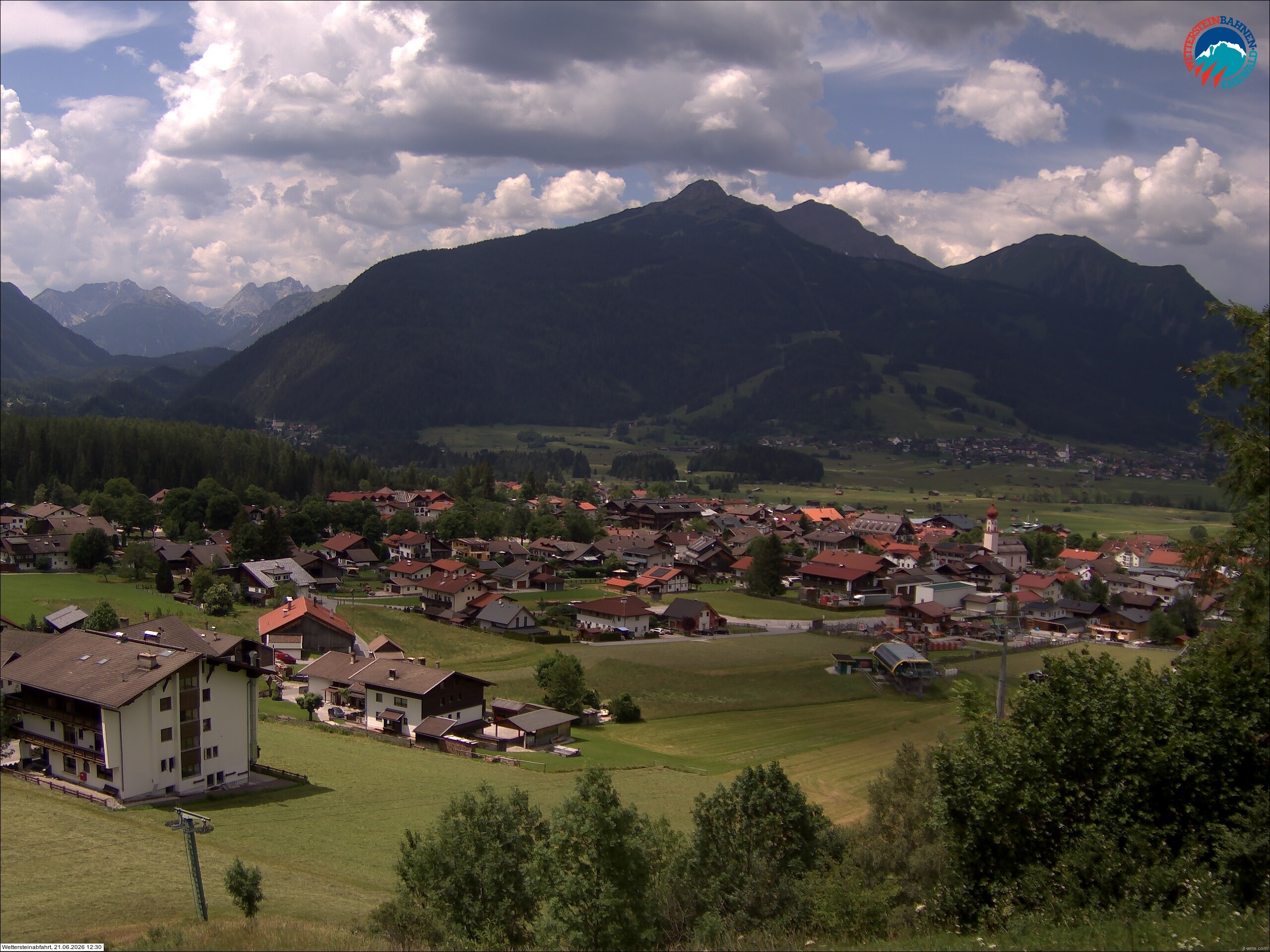 Archiv Foto Webcam Sonnenhang Sessellift Ehrwald