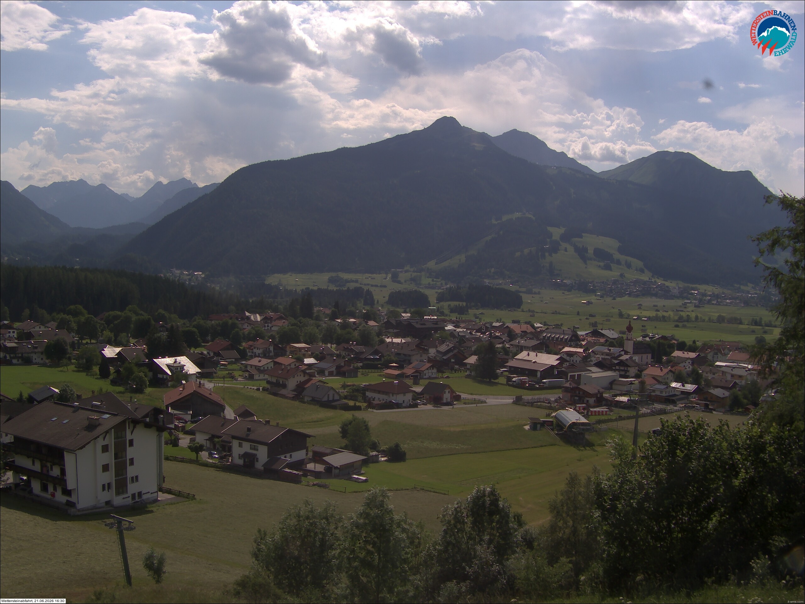 Archiv Foto Webcam Sonnenhang Sessellift Ehrwald