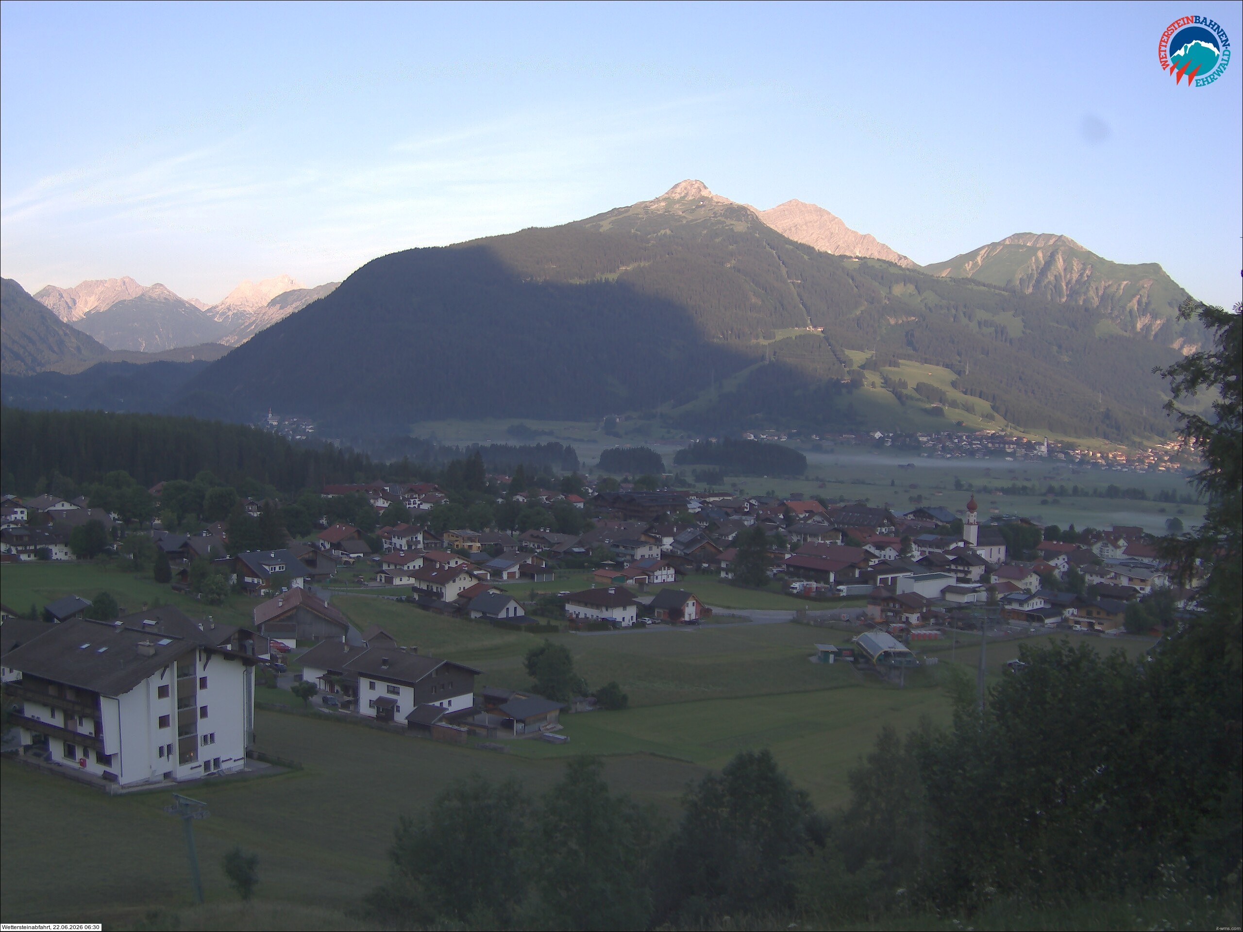 Archiv Foto Webcam Sonnenhang Sessellift Ehrwald