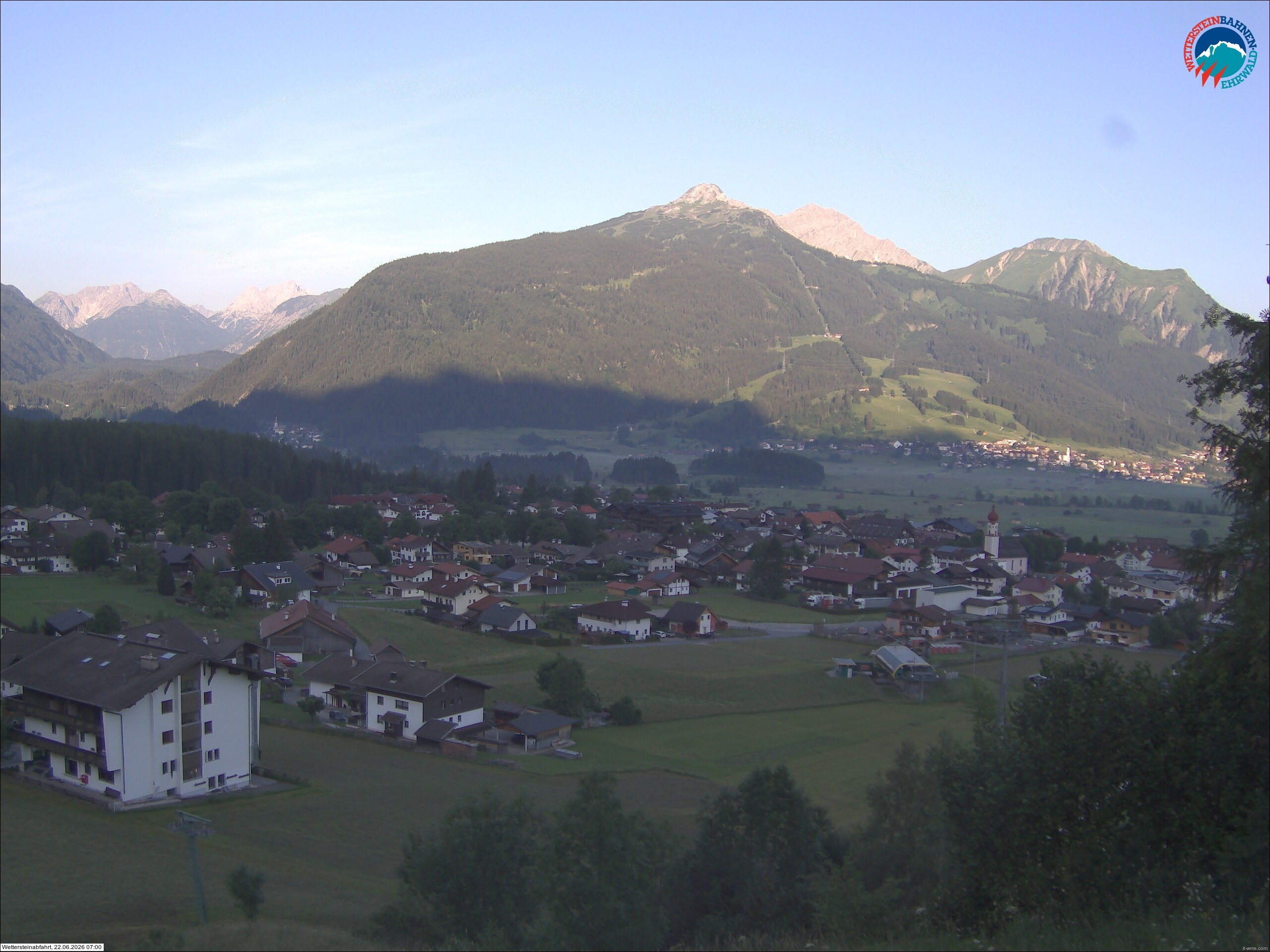 Archiv Foto Webcam Sonnenhang Sessellift Ehrwald