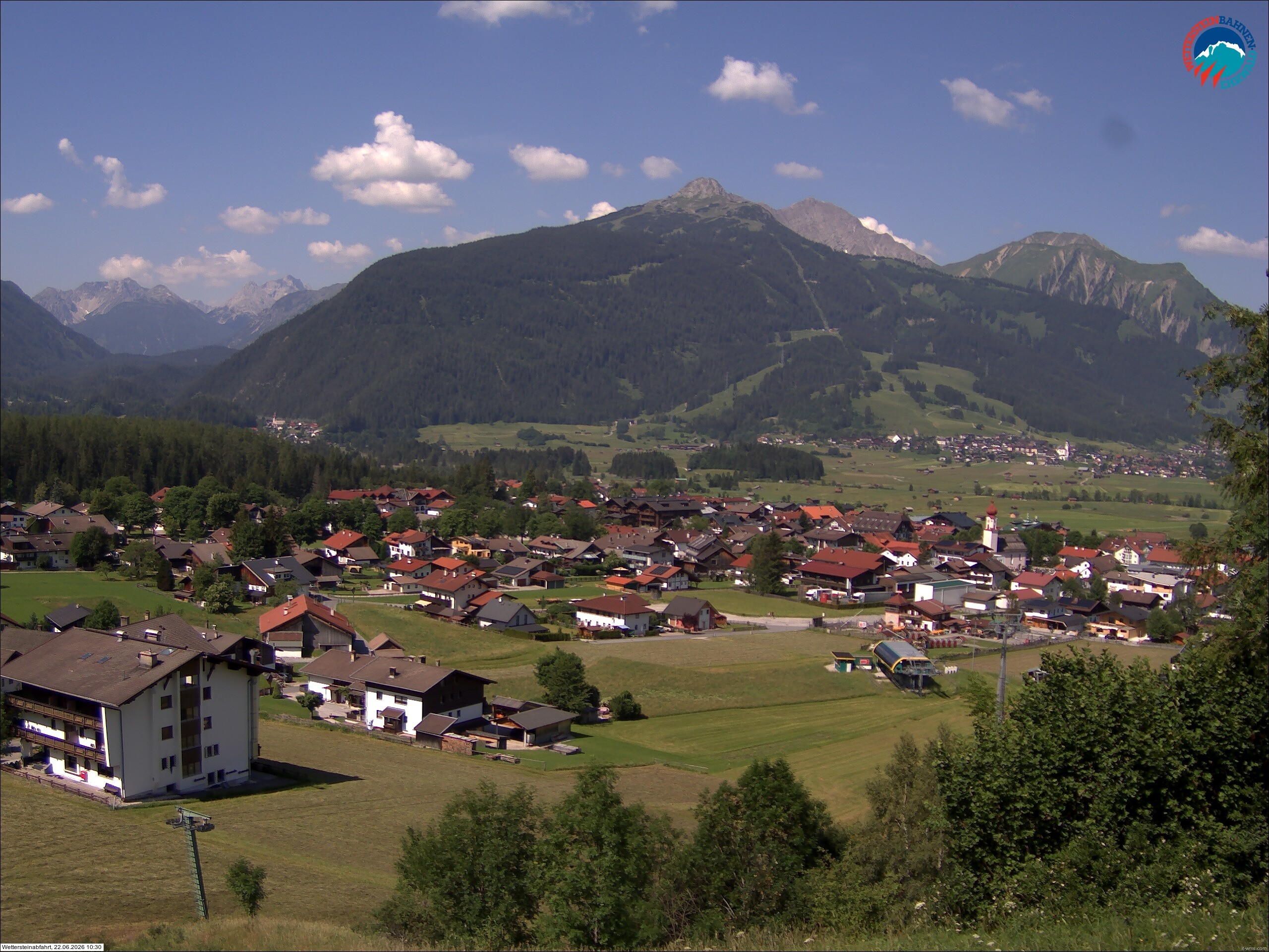 Archiv Foto Webcam Sonnenhang Sessellift Ehrwald