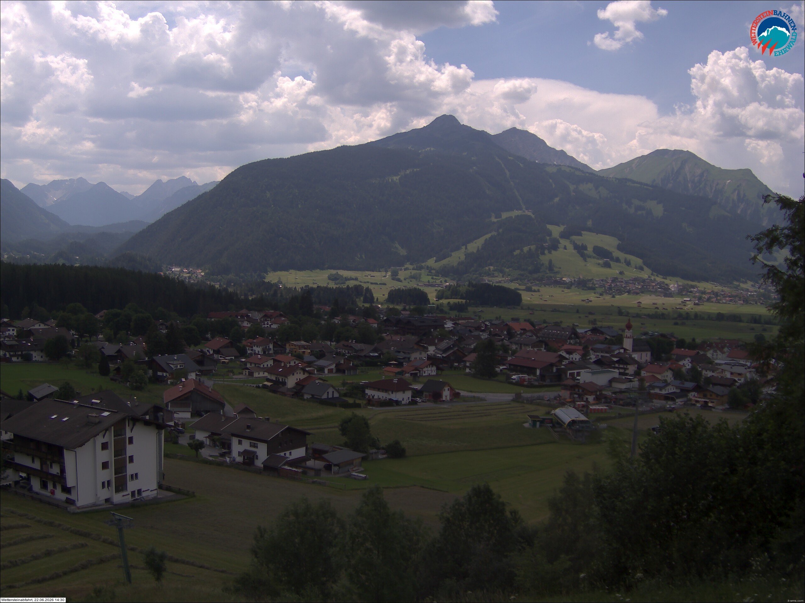 Archiv Foto Webcam Sonnenhang Sessellift Ehrwald
