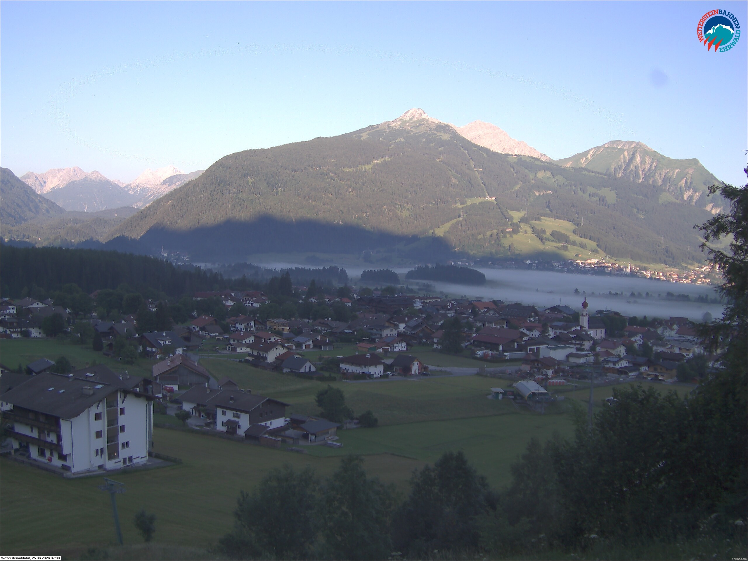 Archiv Foto Webcam Sonnenhang Sessellift Ehrwald