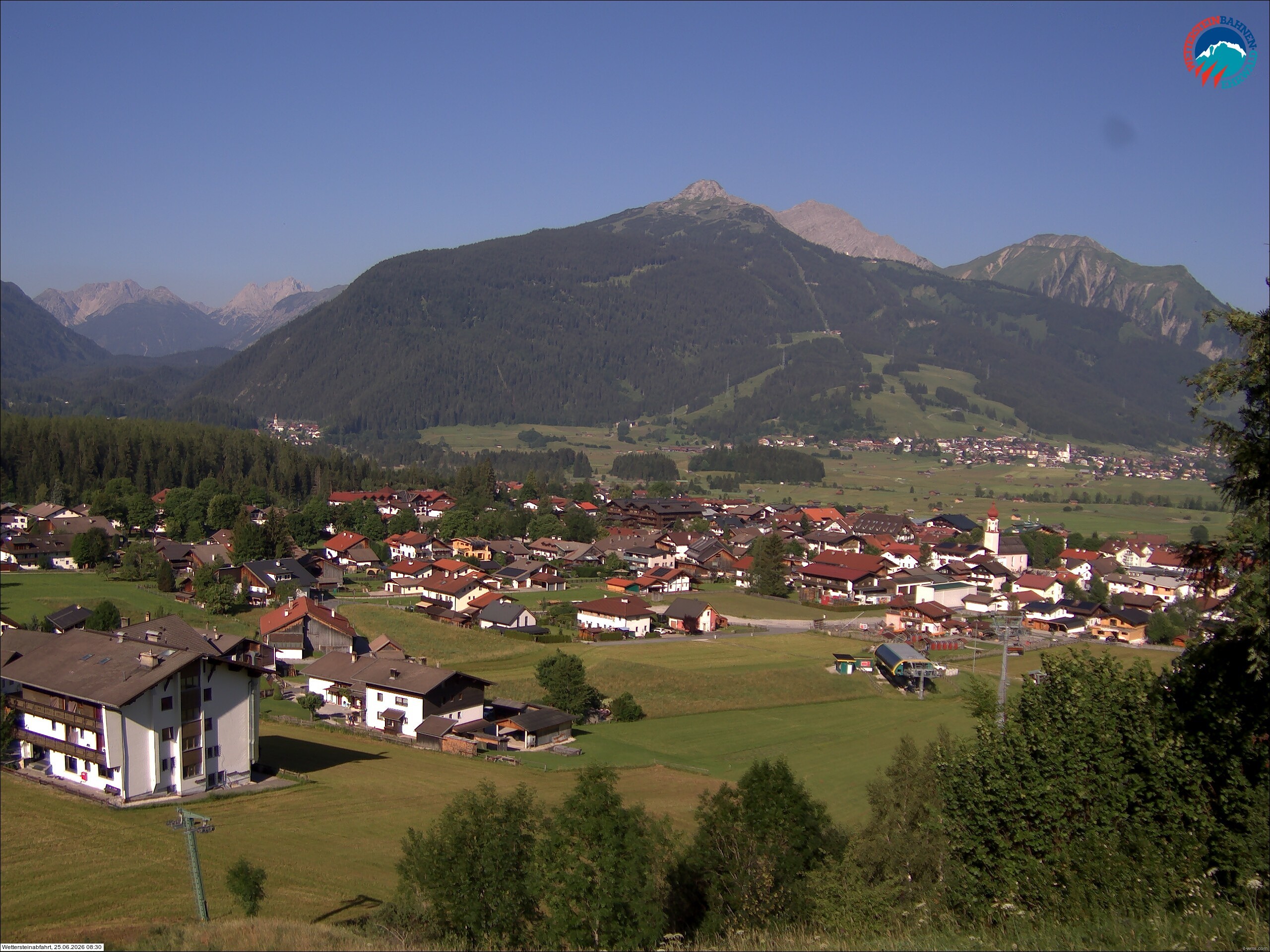 Archiv Foto Webcam Sonnenhang Sessellift Ehrwald