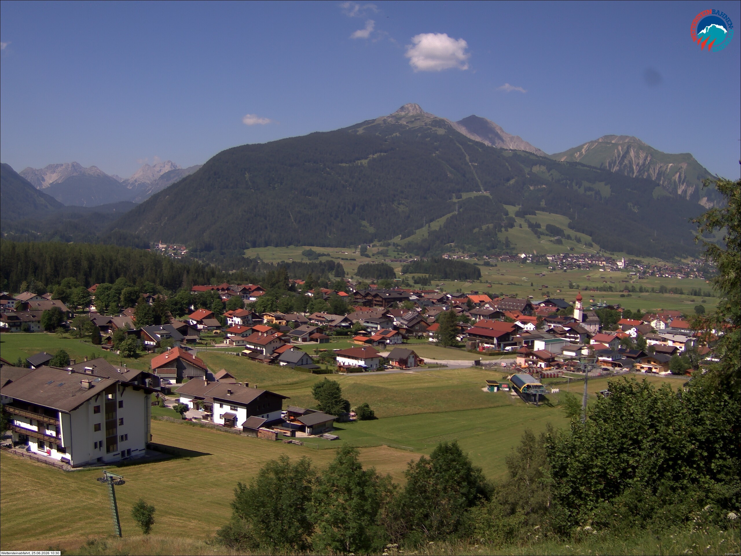 Archiv Foto Webcam Sonnenhang Sessellift Ehrwald