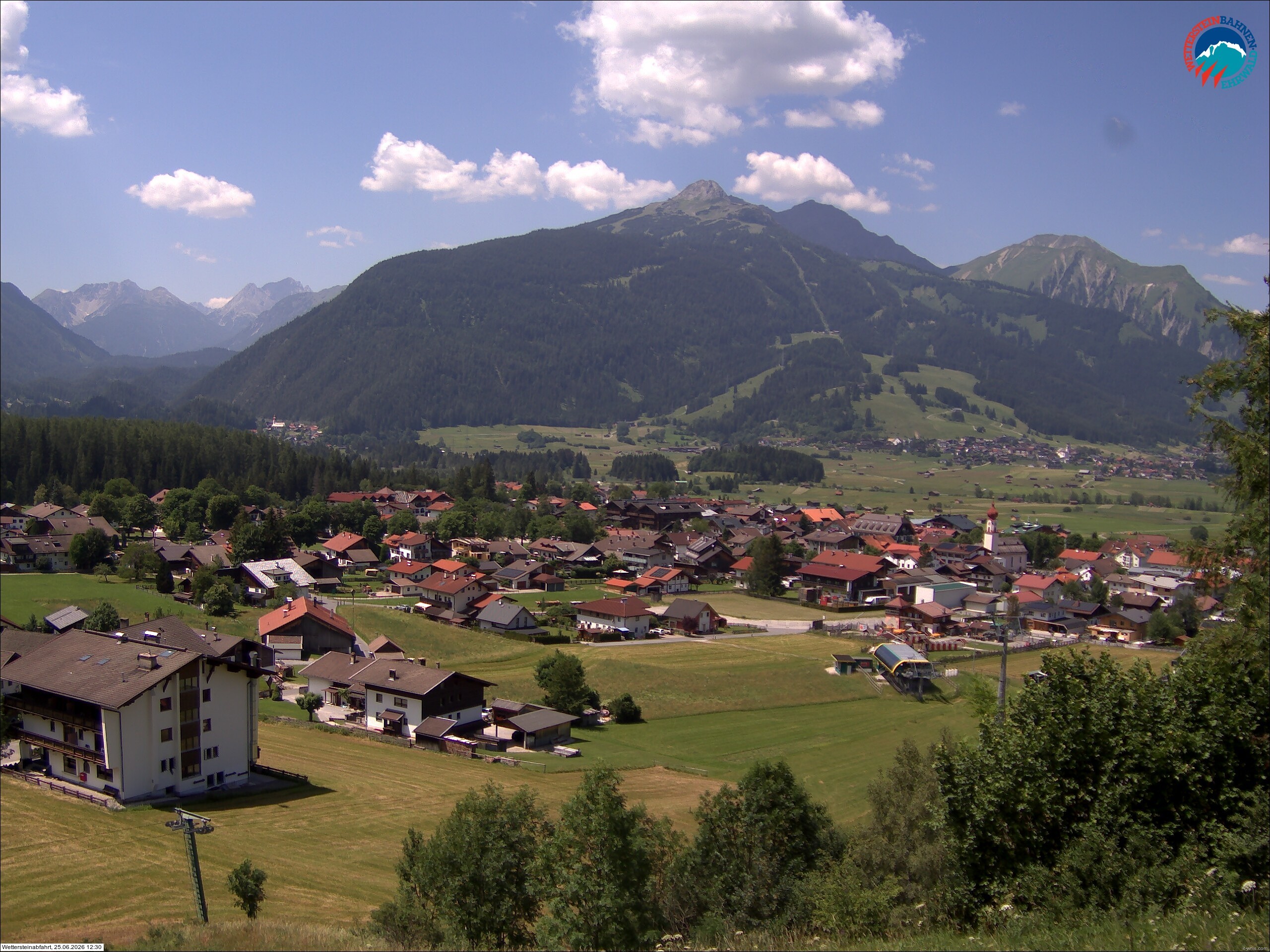 Archiv Foto Webcam Sonnenhang Sessellift Ehrwald