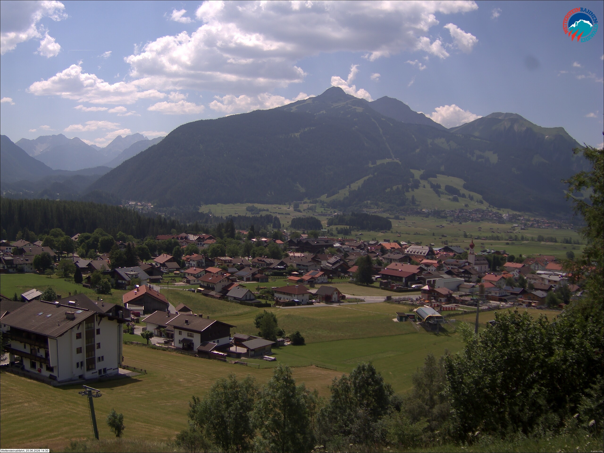 Archiv Foto Webcam Sonnenhang Sessellift Ehrwald