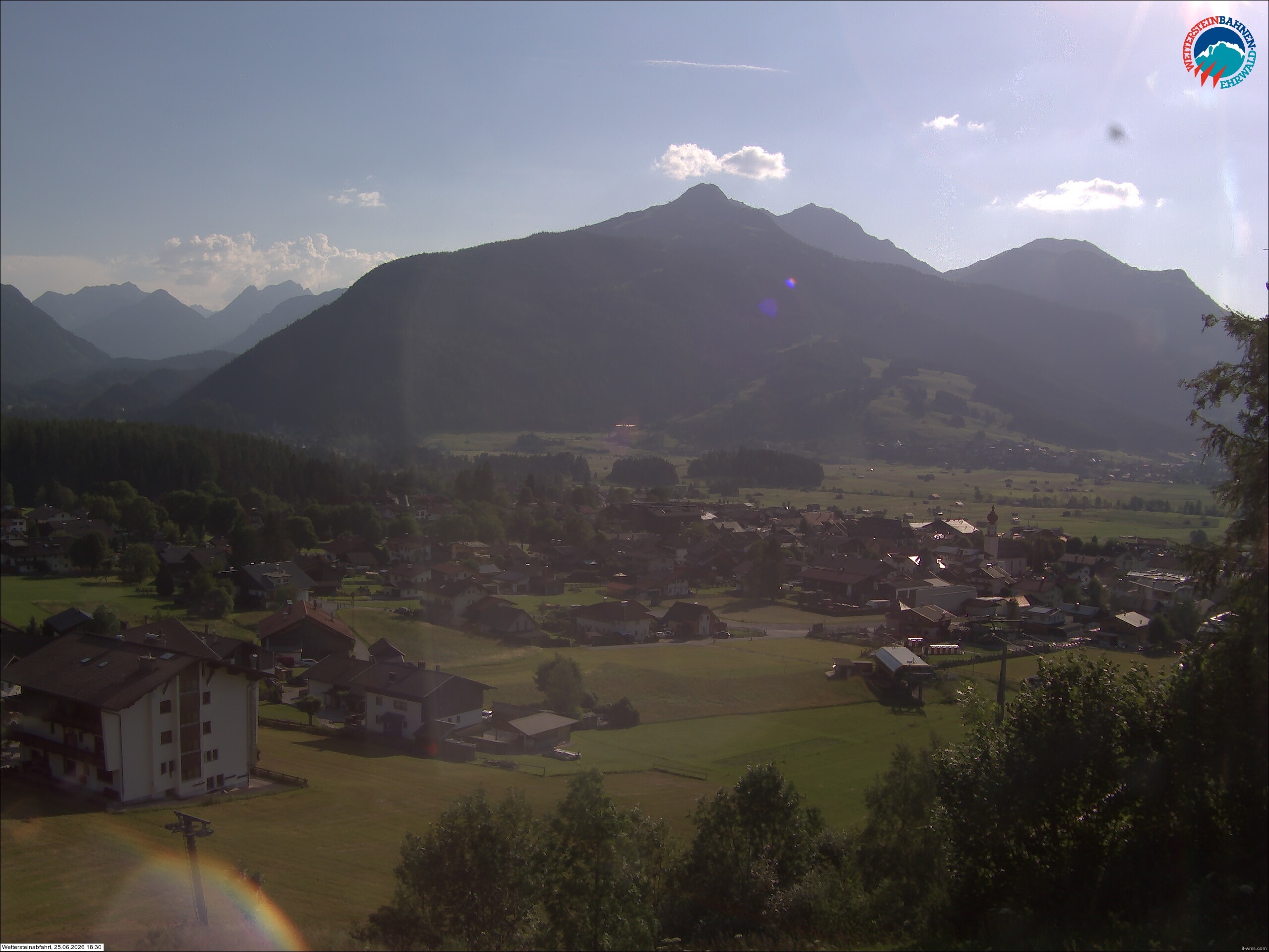 Archiv Foto Webcam Sonnenhang Sessellift Ehrwald