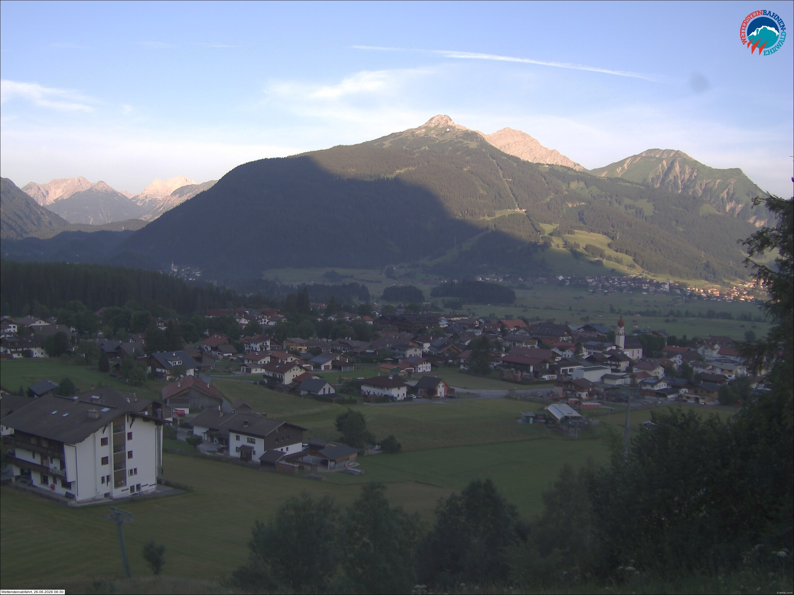 Archiv Foto Webcam Sonnenhang Sessellift Ehrwald