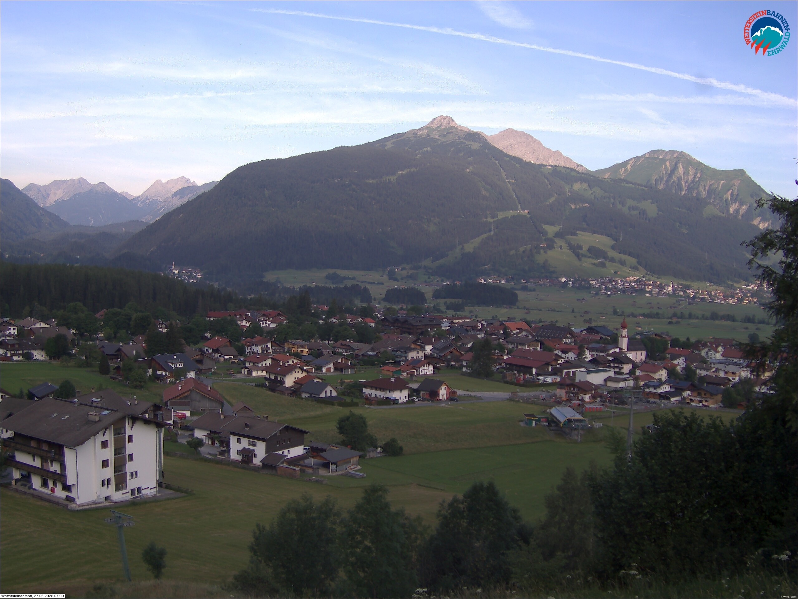 Archiv Foto Webcam Sonnenhang Sessellift Ehrwald