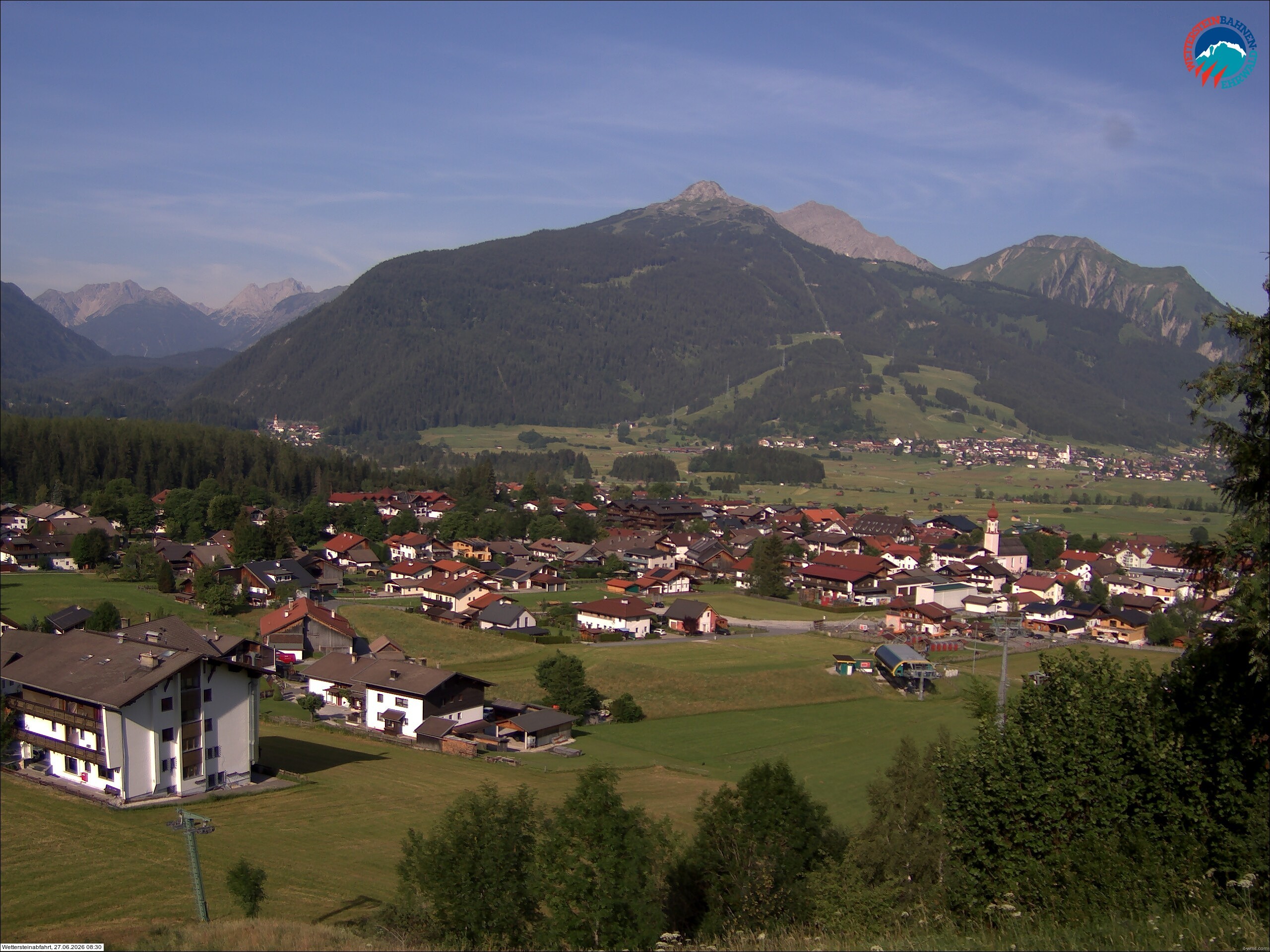 Archiv Foto Webcam Sonnenhang Sessellift Ehrwald