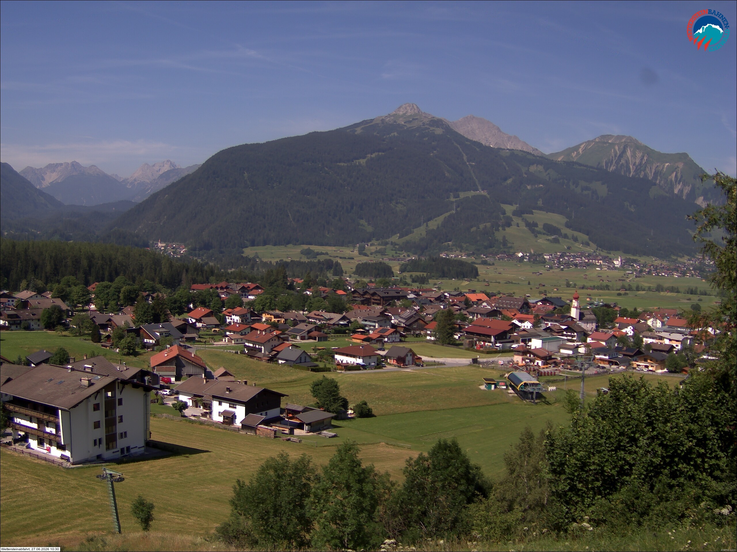 Archiv Foto Webcam Sonnenhang Sessellift Ehrwald