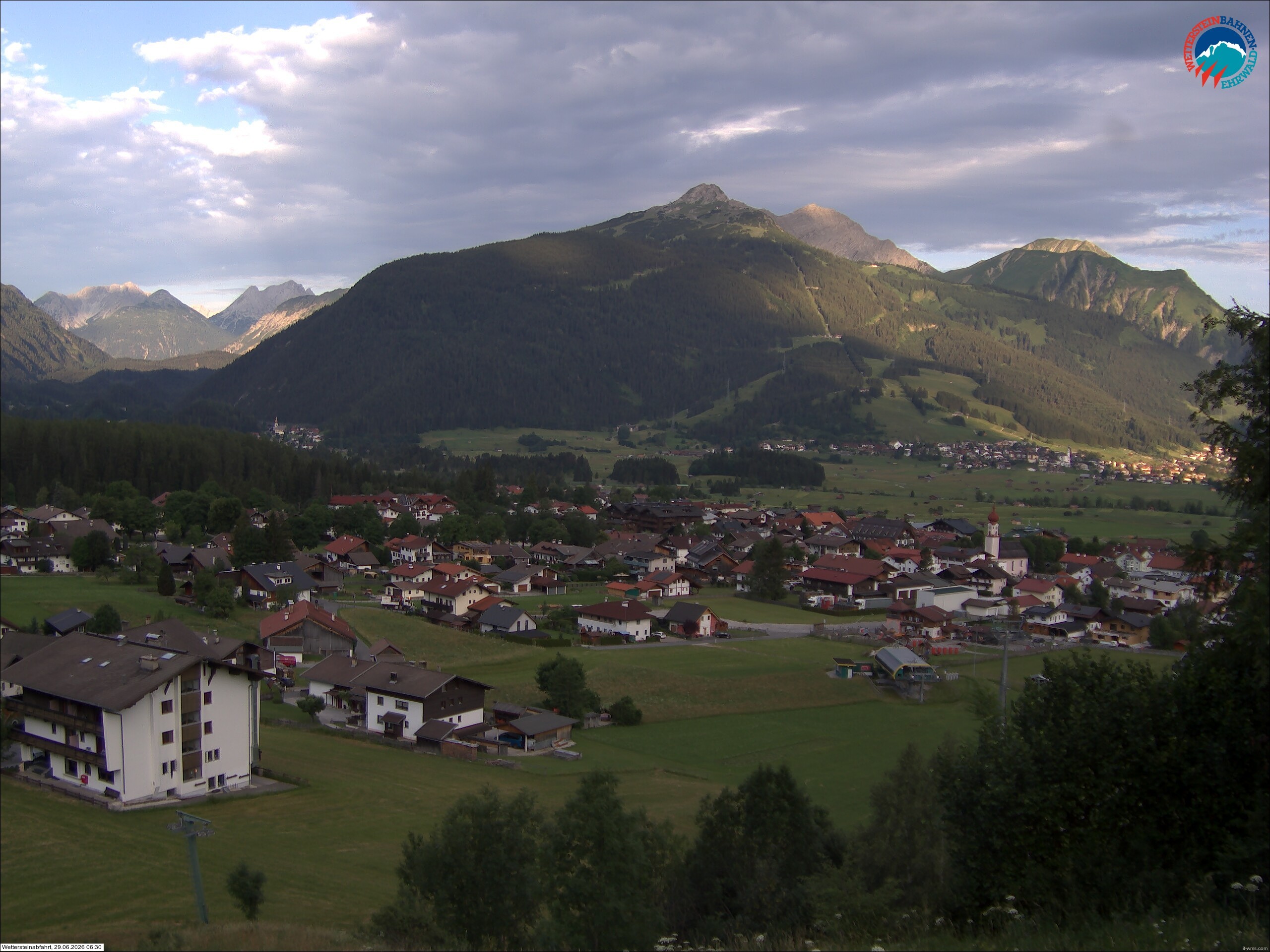 Archiv Foto Webcam Sonnenhang Sessellift Ehrwald