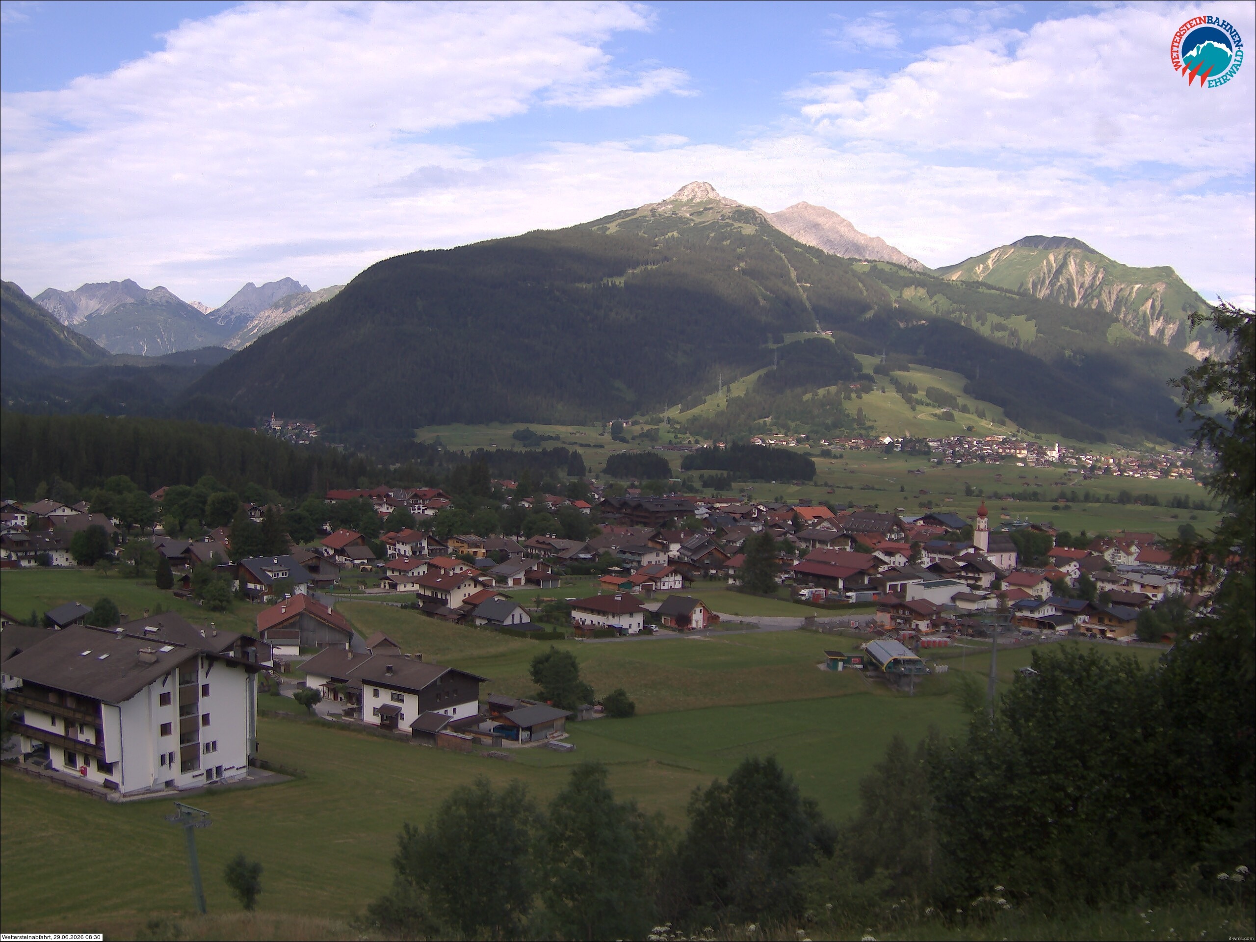 Archiv Foto Webcam Sonnenhang Sessellift Ehrwald