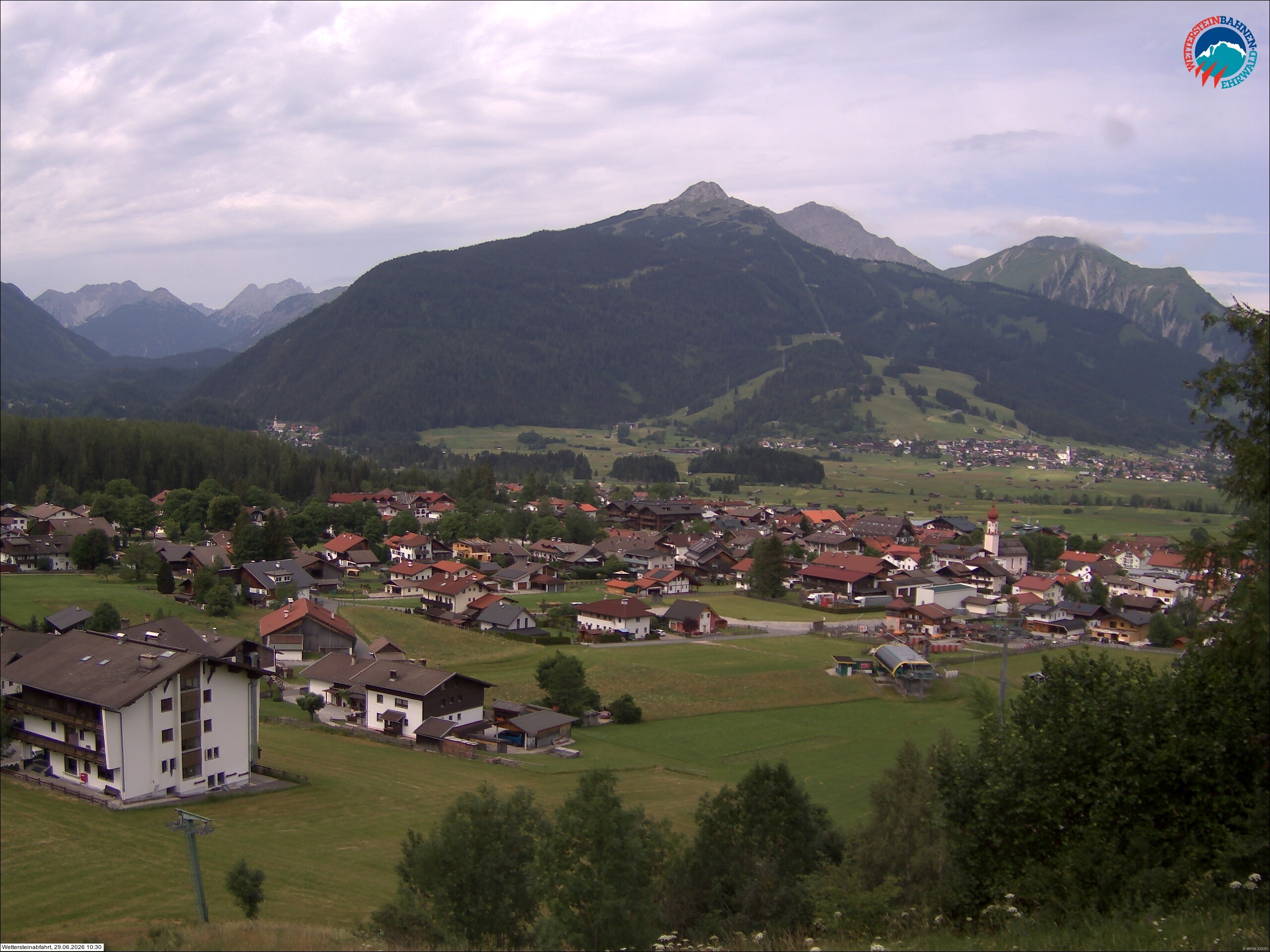 Archiv Foto Webcam Sonnenhang Sessellift Ehrwald