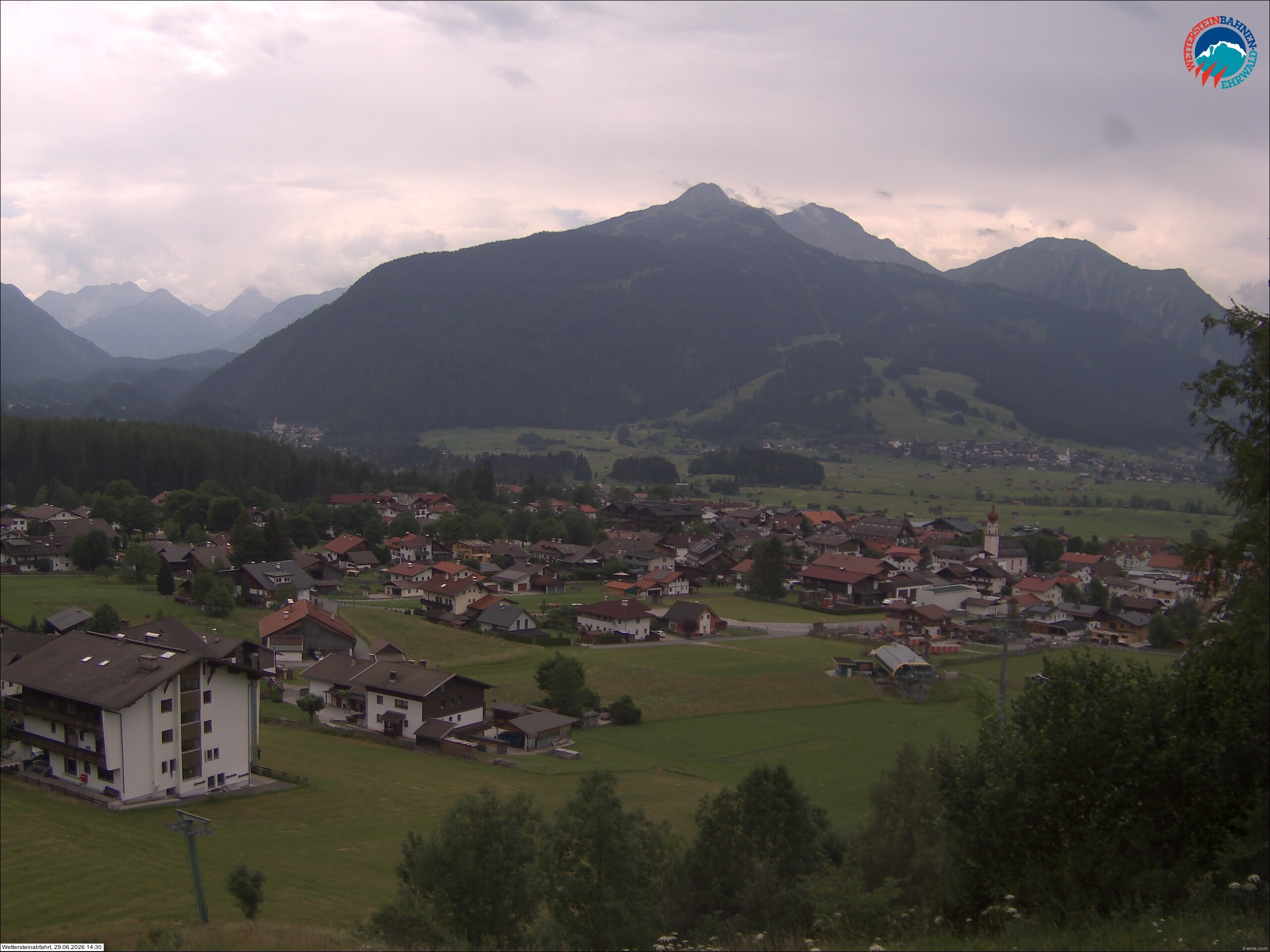 Archiv Foto Webcam Sonnenhang Sessellift Ehrwald