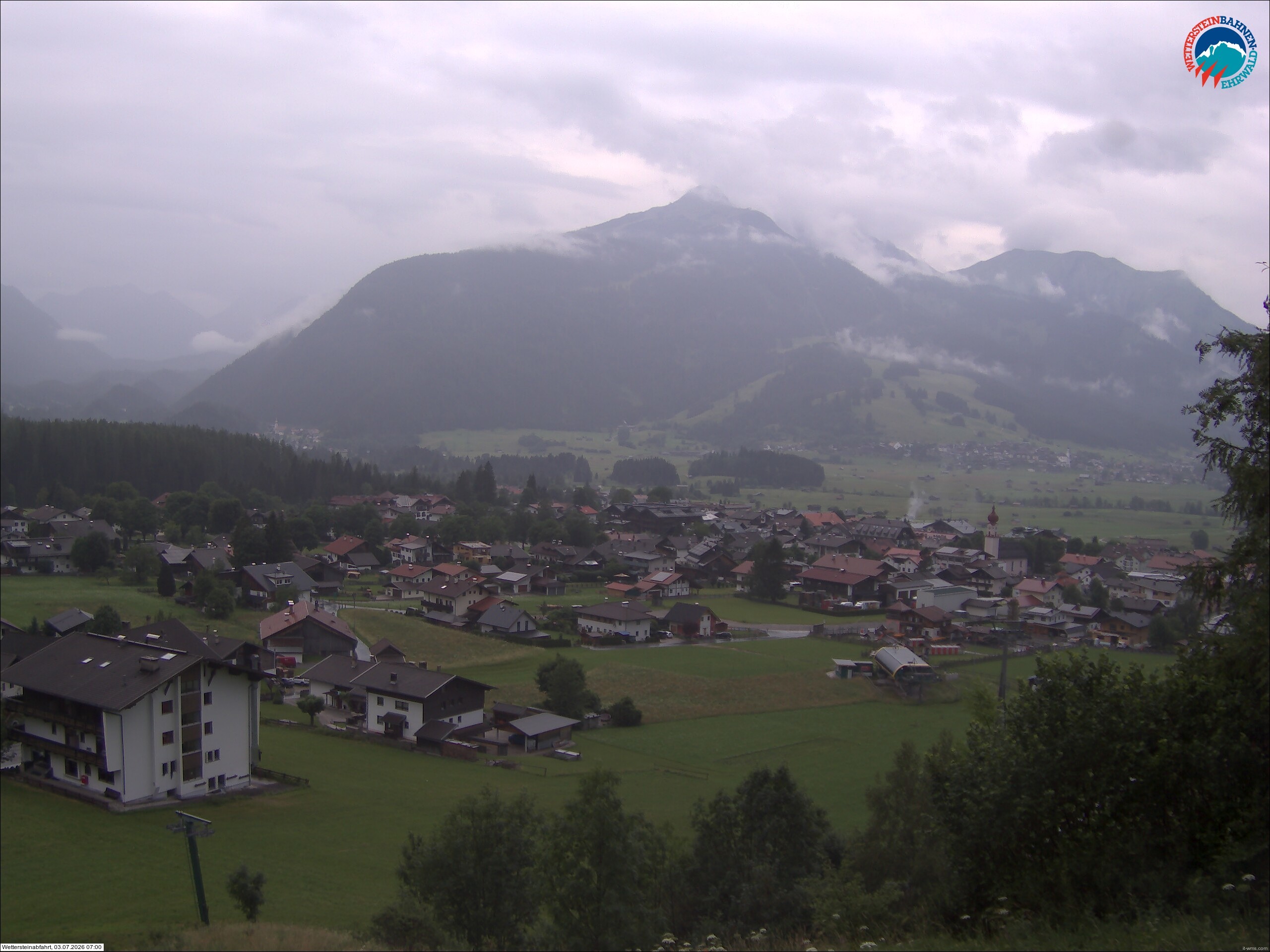 Archiv Foto Webcam Sonnenhang Sessellift Ehrwald