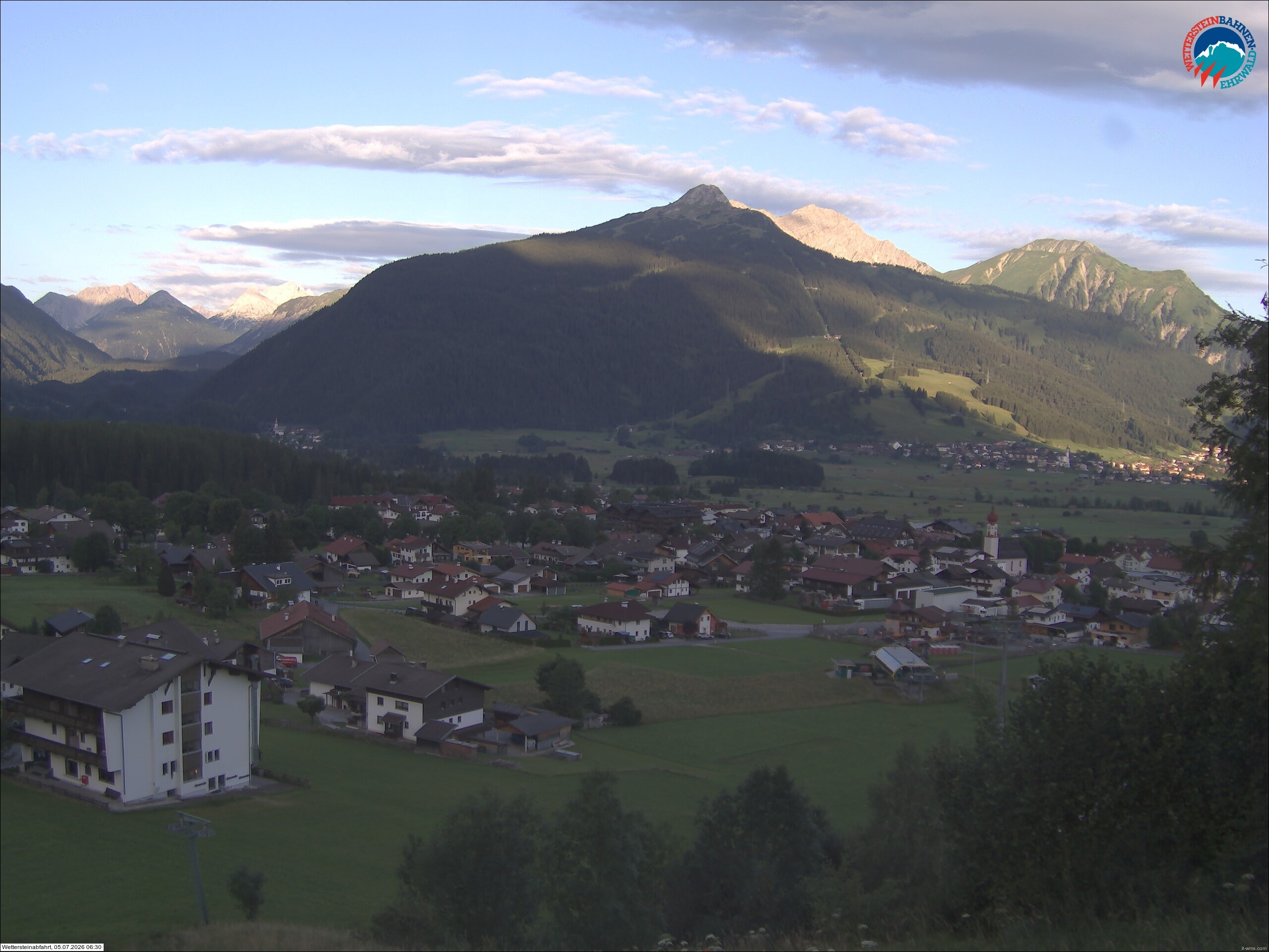 Archiv Foto Webcam Sonnenhang Sessellift Ehrwald