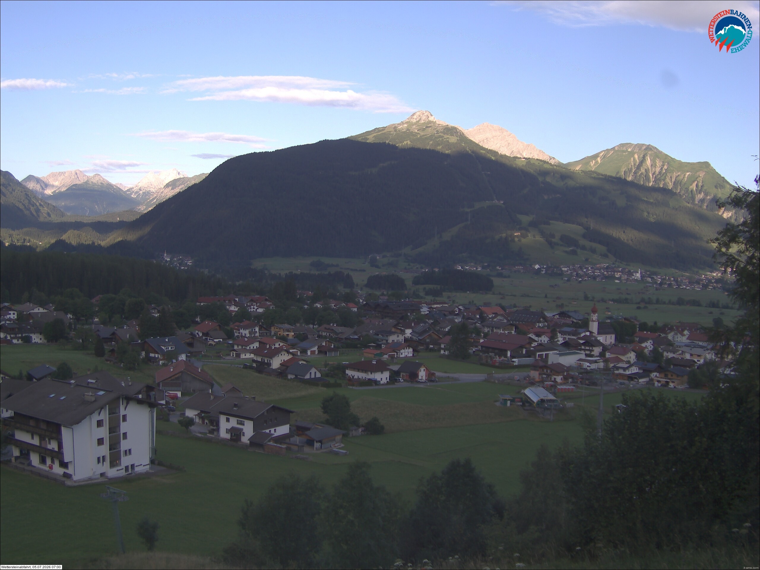 Archiv Foto Webcam Sonnenhang Sessellift Ehrwald