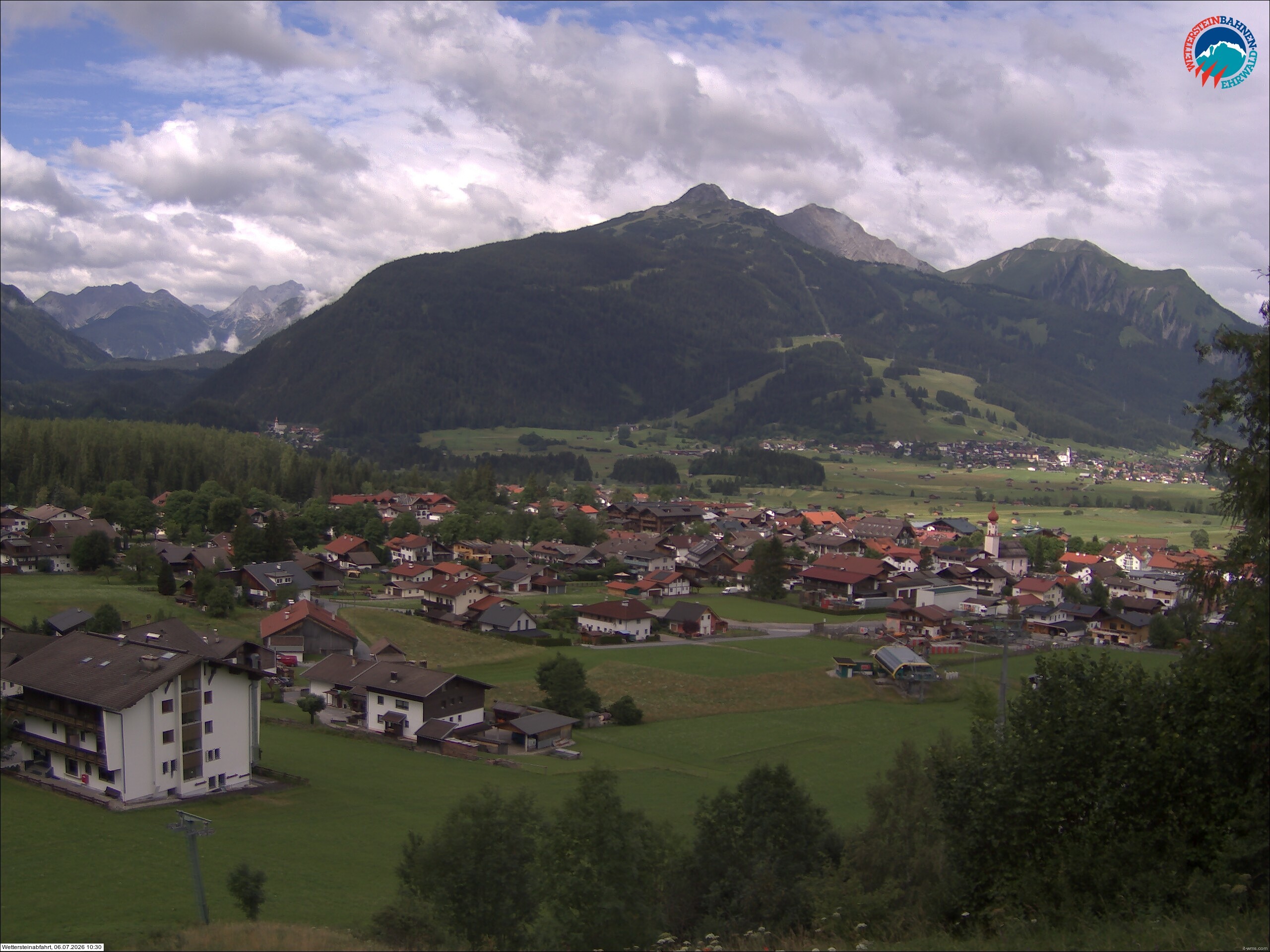 Archiv Foto Webcam Sonnenhang Sessellift Ehrwald