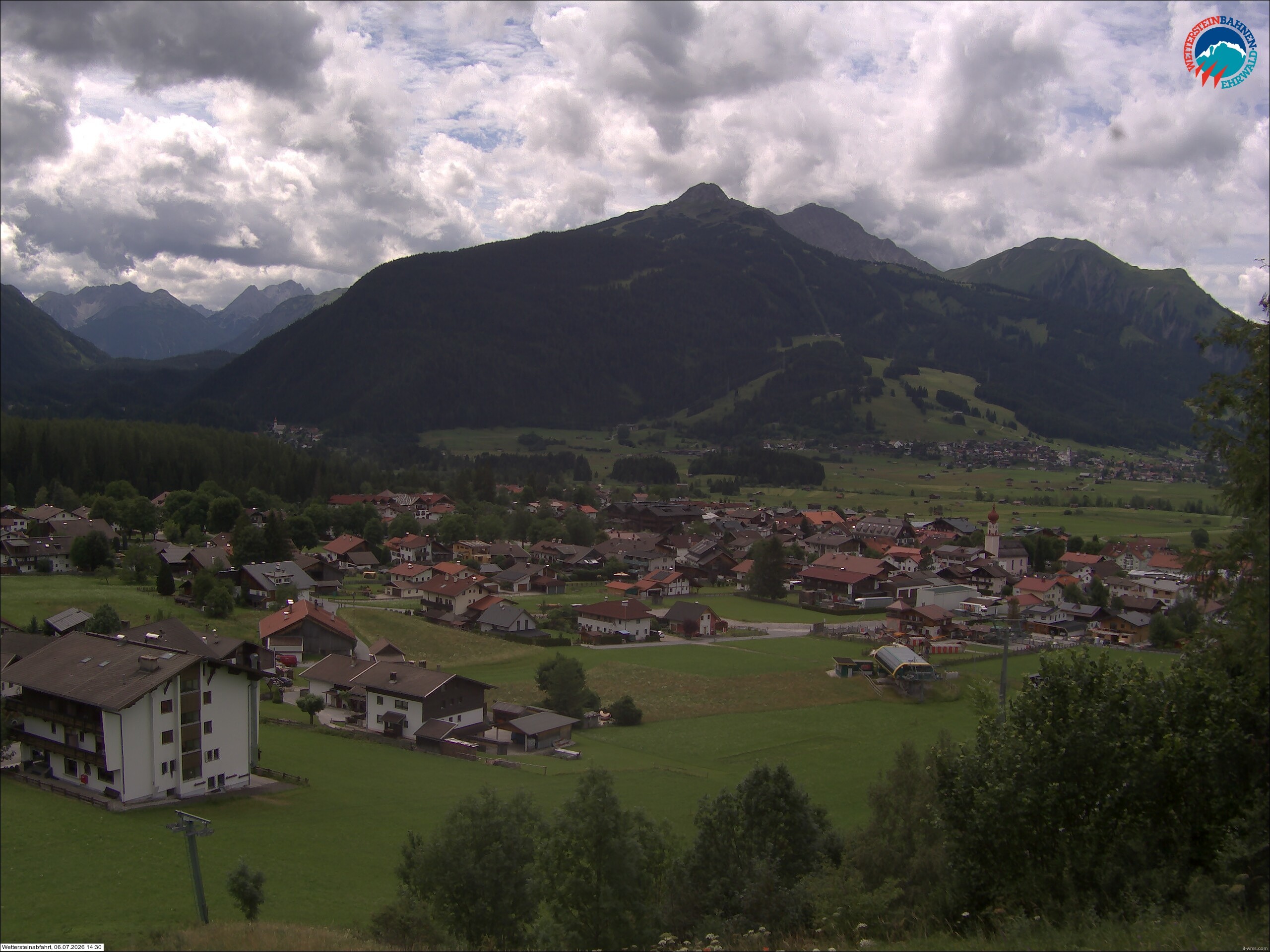 Archiv Foto Webcam Sonnenhang Sessellift Ehrwald