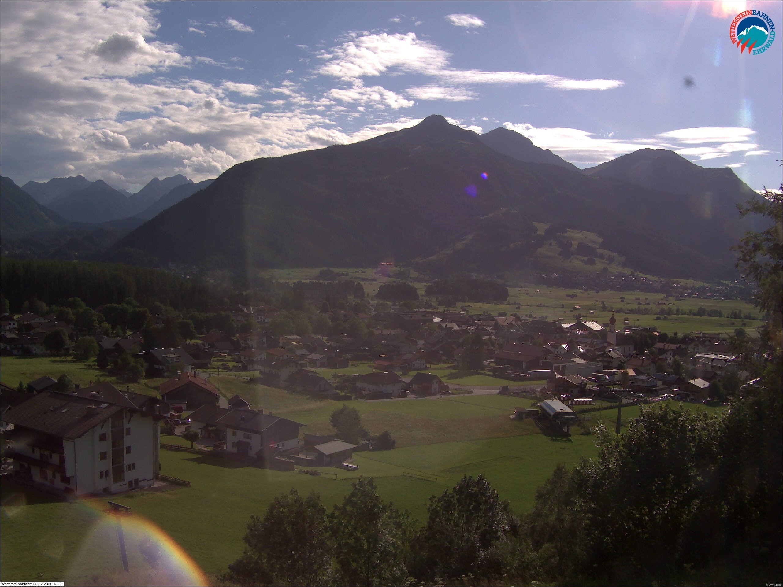 Archiv Foto Webcam Sonnenhang Sessellift Ehrwald