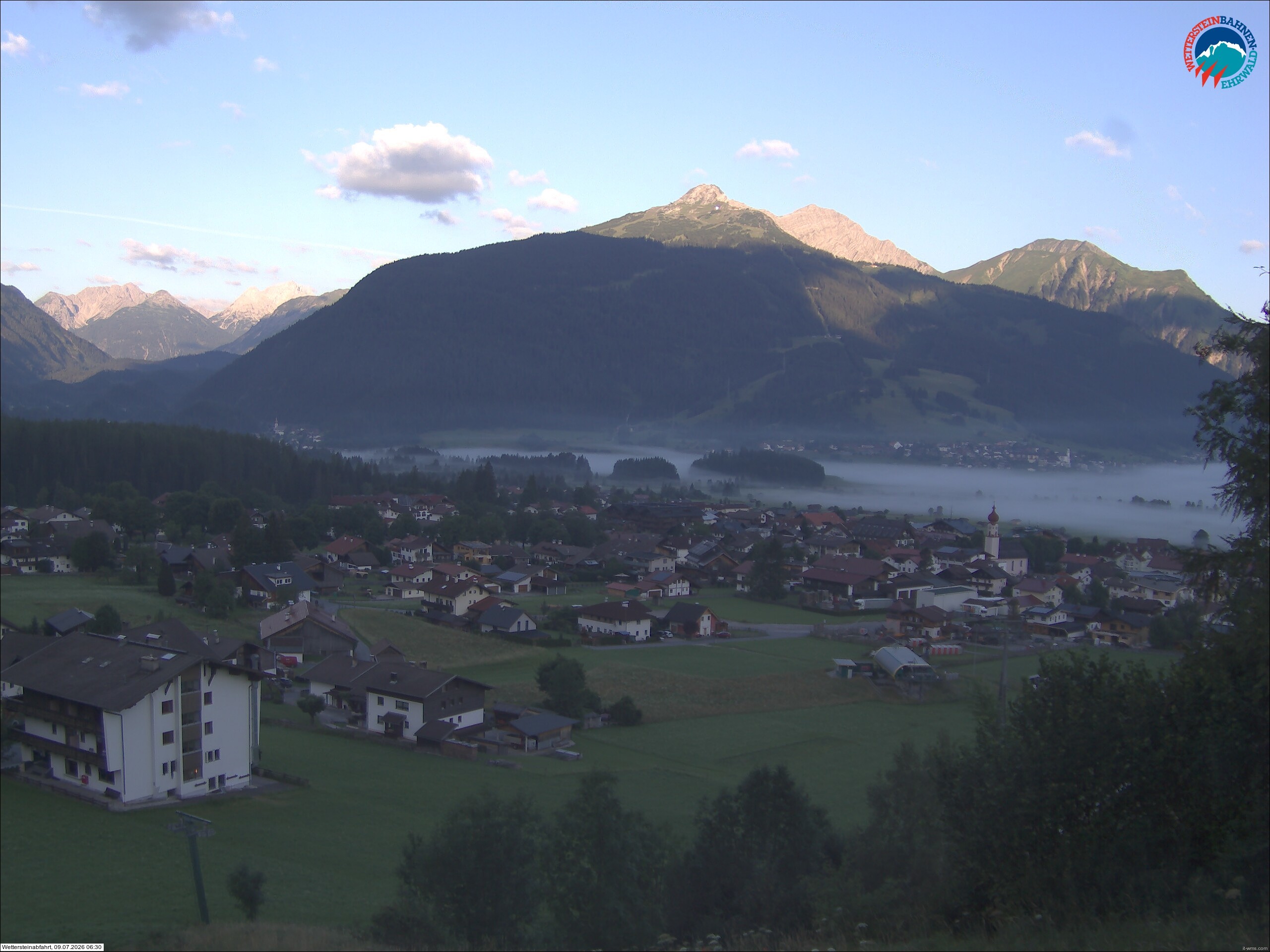 Archiv Foto Webcam Sonnenhang Sessellift Ehrwald