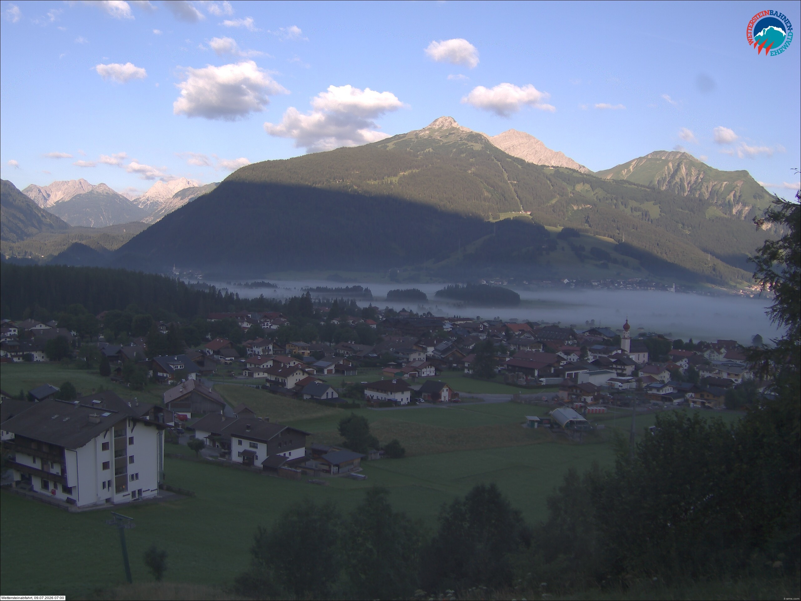 Archiv Foto Webcam Sonnenhang Sessellift Ehrwald