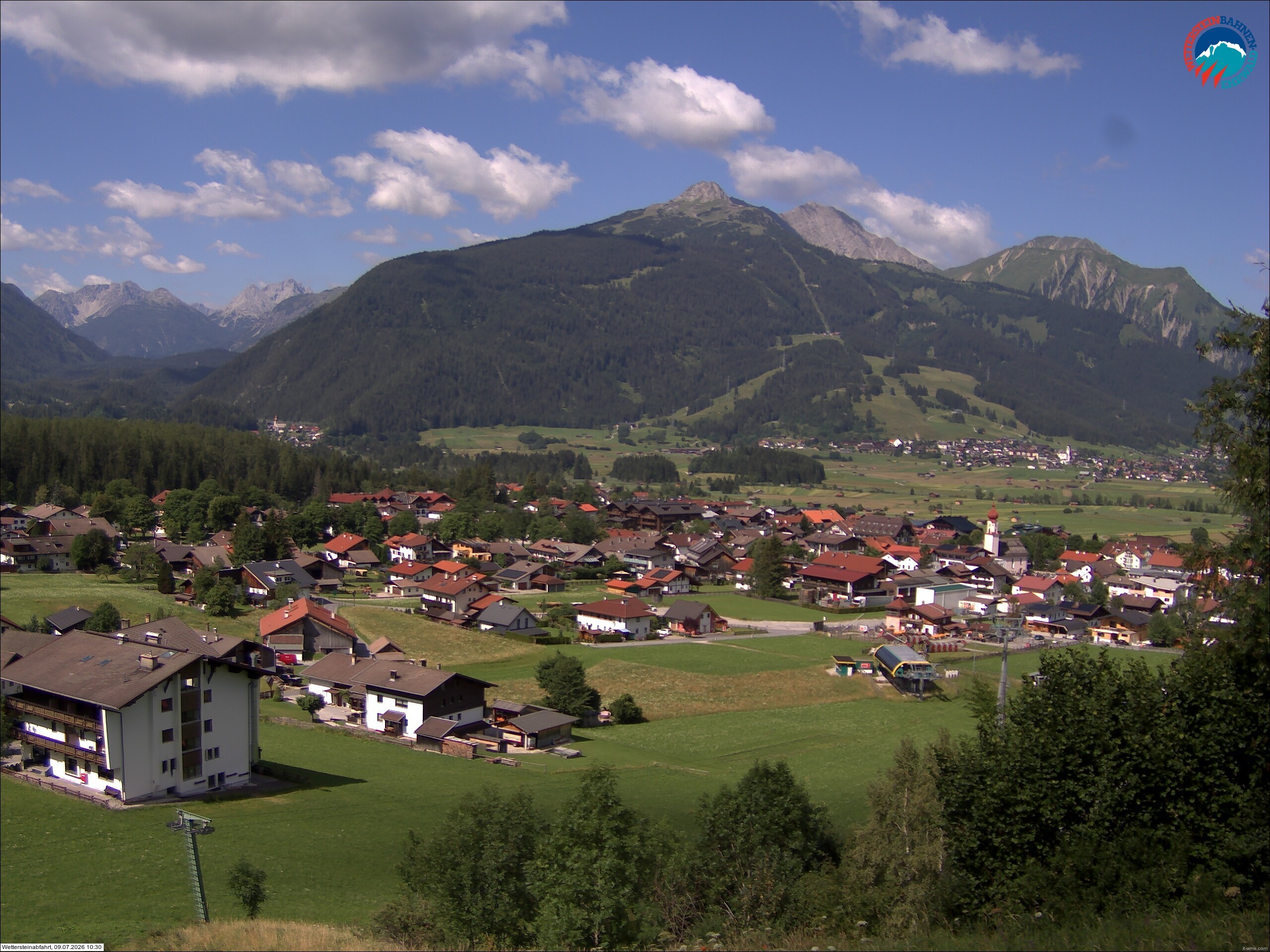 Archiv Foto Webcam Sonnenhang Sessellift Ehrwald